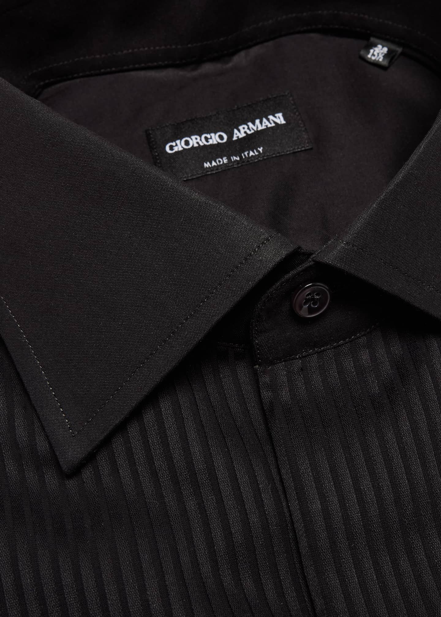 Giorgio Armani Men's Formal Bib Dress Shirt Image 2 of 2