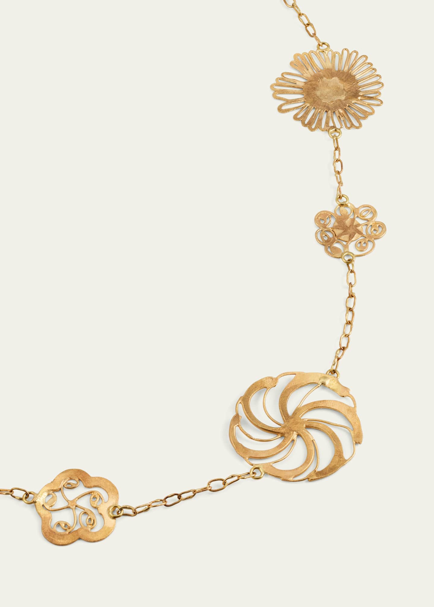 JUDY GEIB 18K Yellow Gold Short Erewhon Necklace, 17"L Image 3 of 4