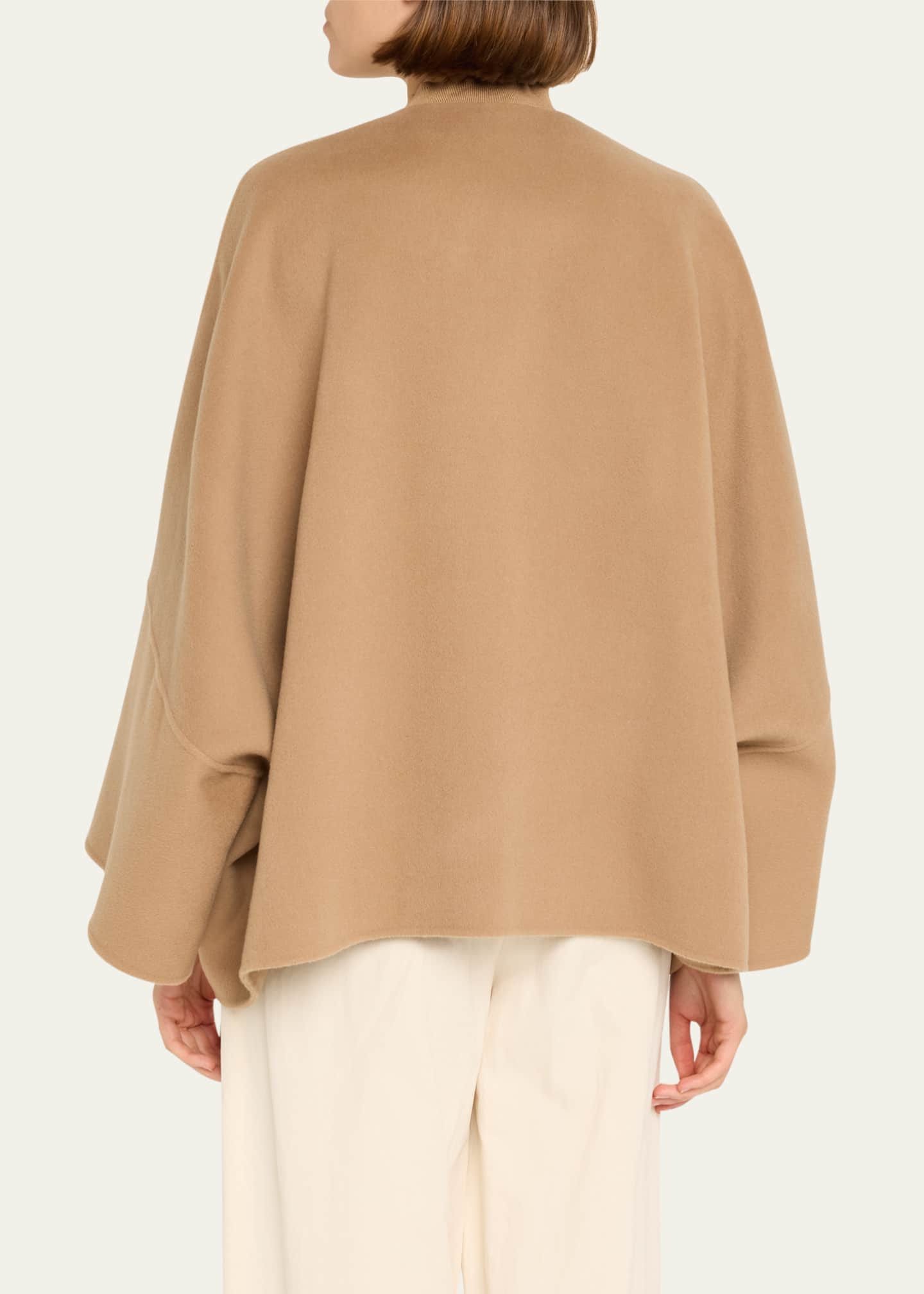 THE ROW Fidele Kimono Sleeve Cashmere Jacket Image 3 of 5