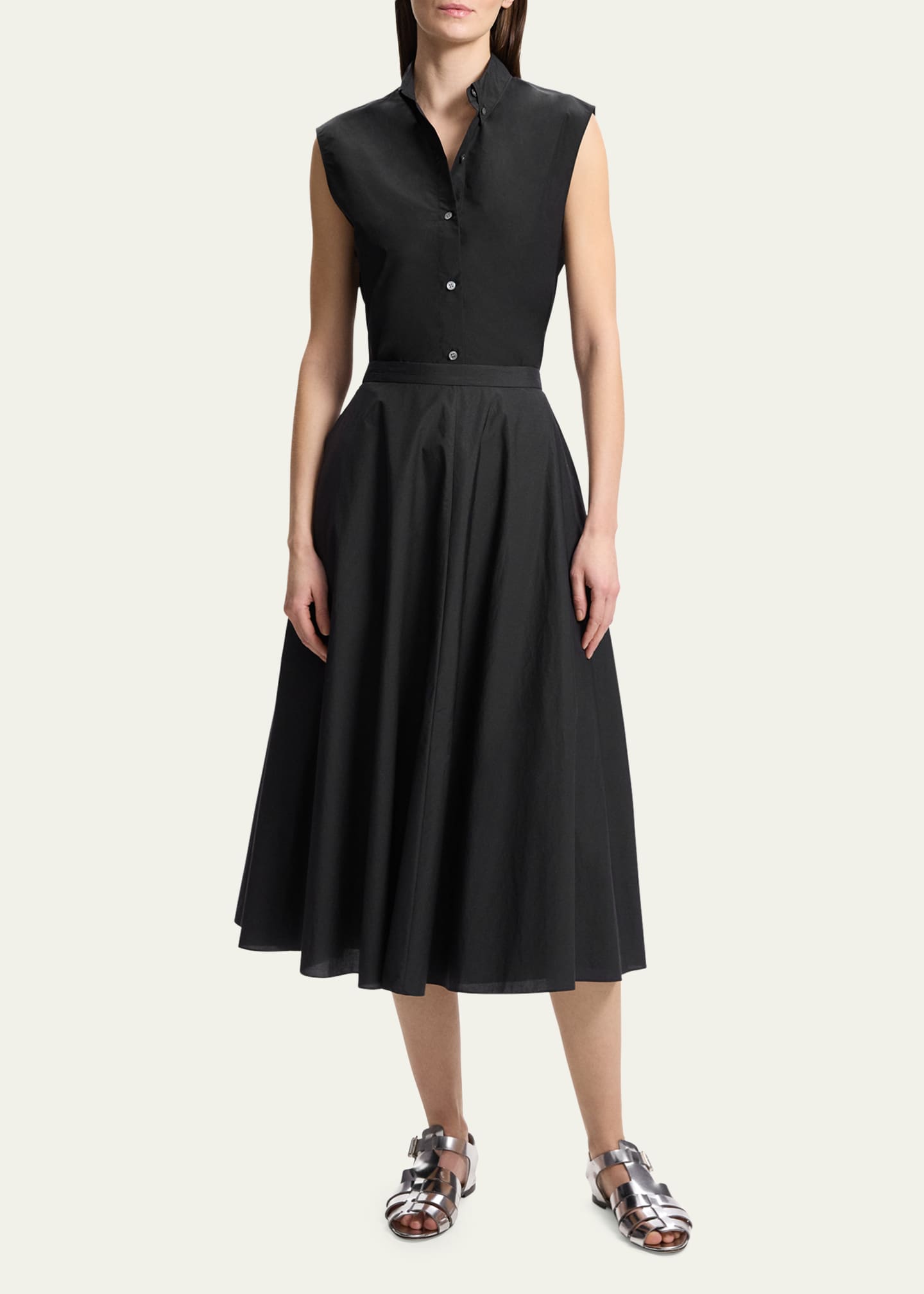 Theory Full Circle Midi Skirt