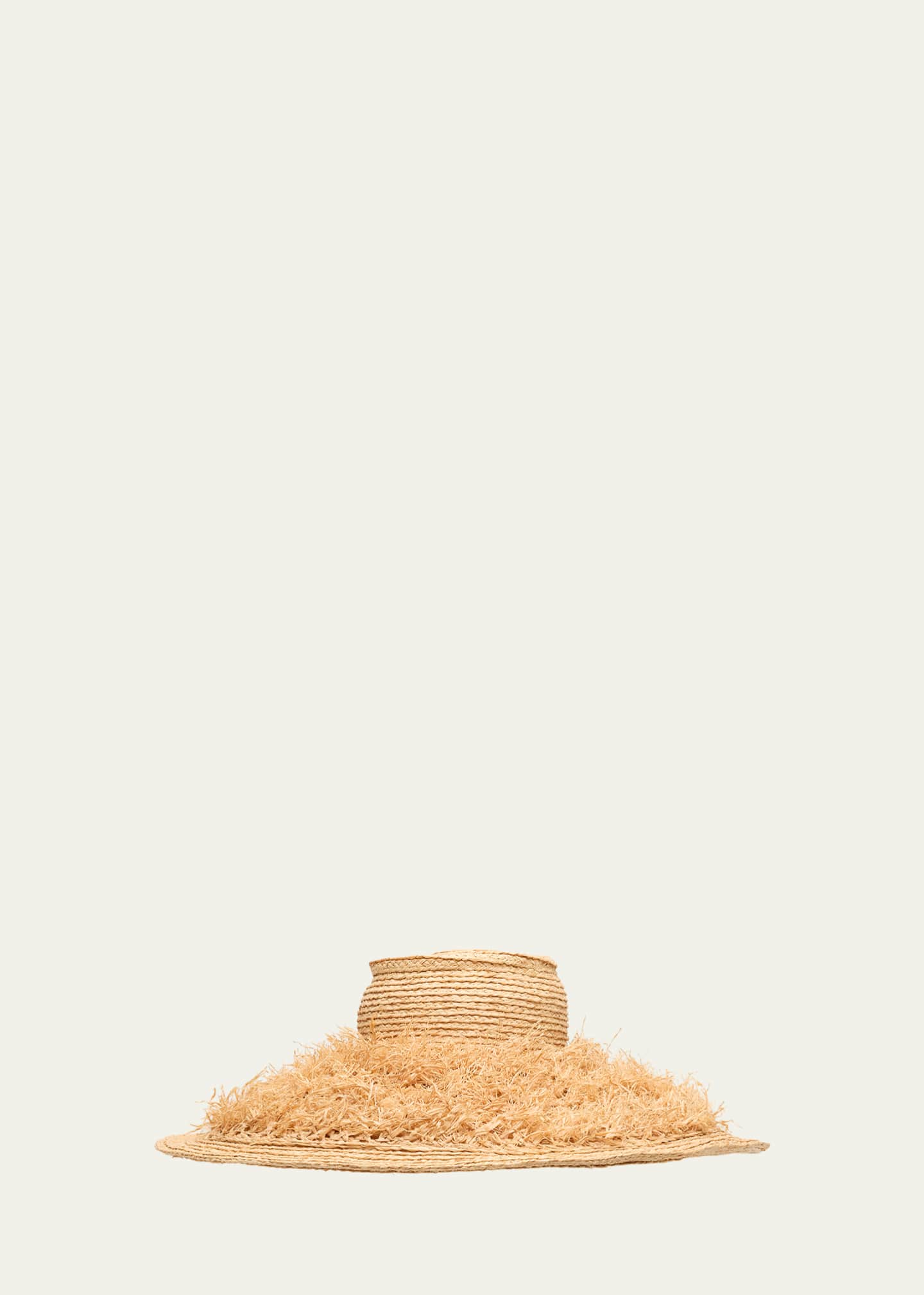 Kokin Large-Brim Straw Floppy Hat Image 1 of 2