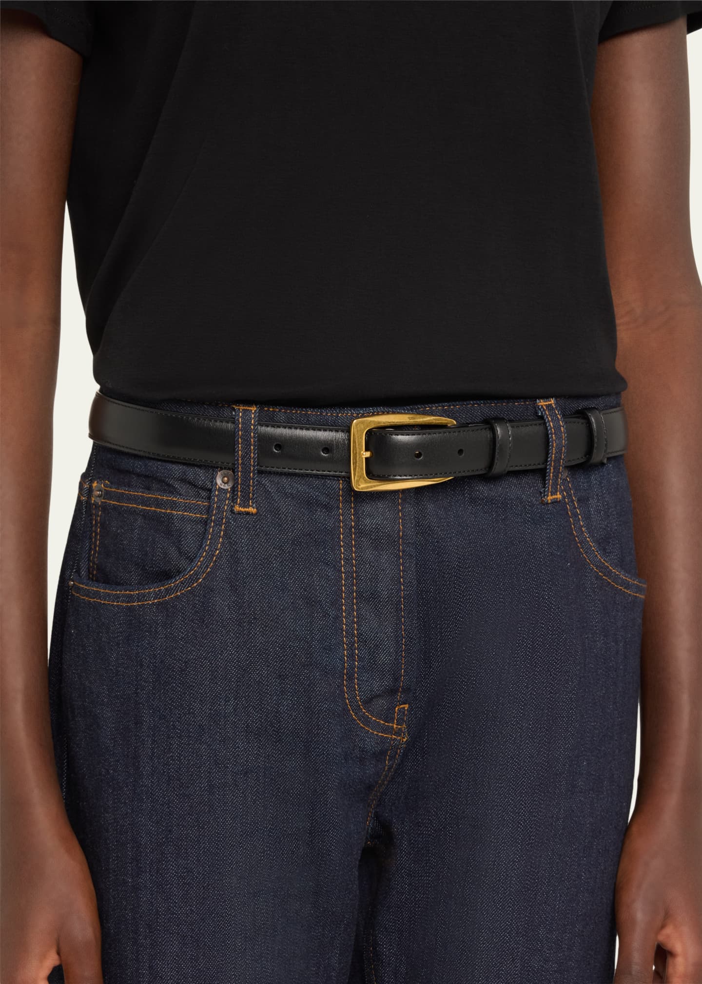 THE ROW Arco Leather Belt Image 2 of 2