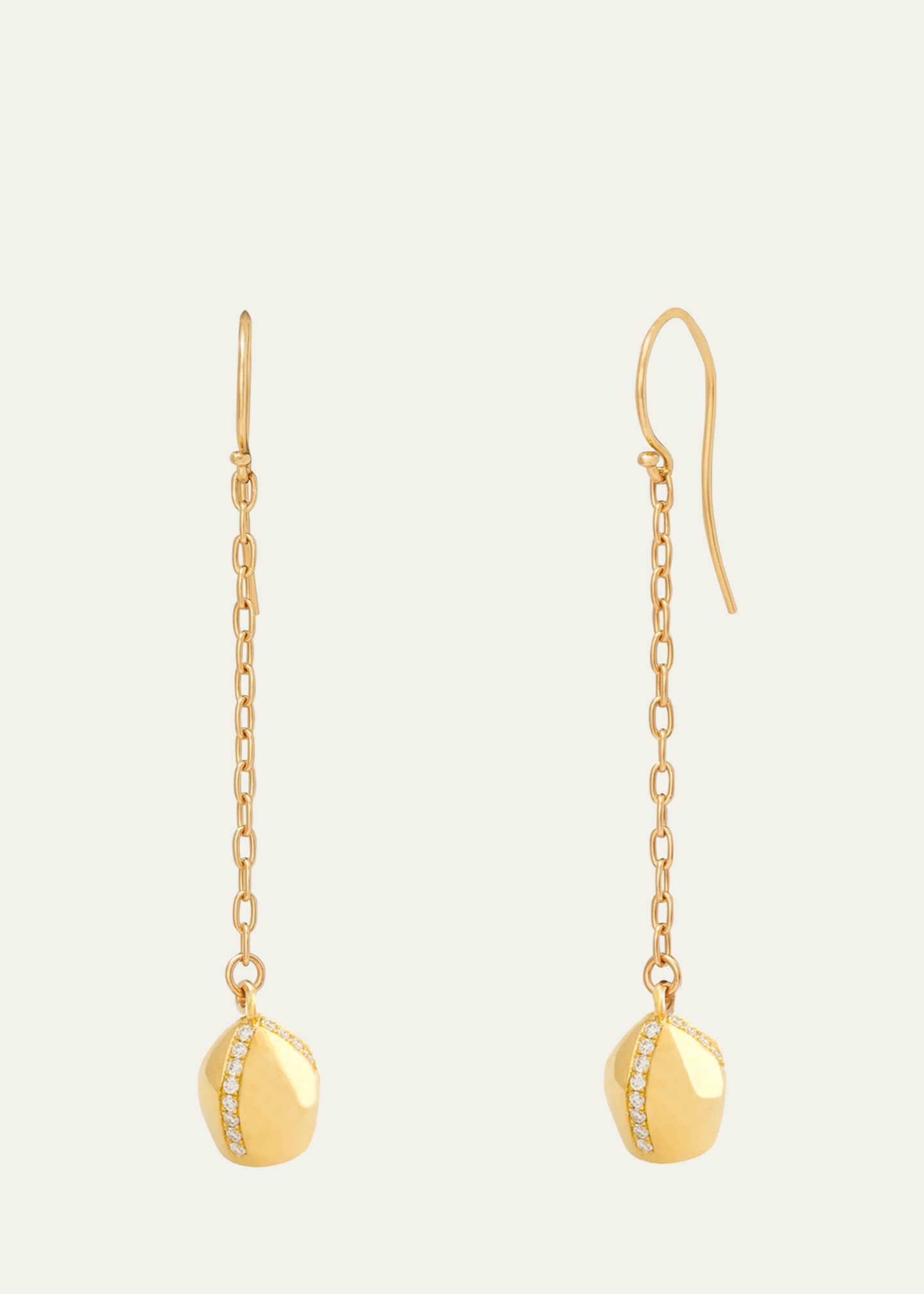 Haute Victoire Diamond Lune Dangle Earrings Image 1 of 2