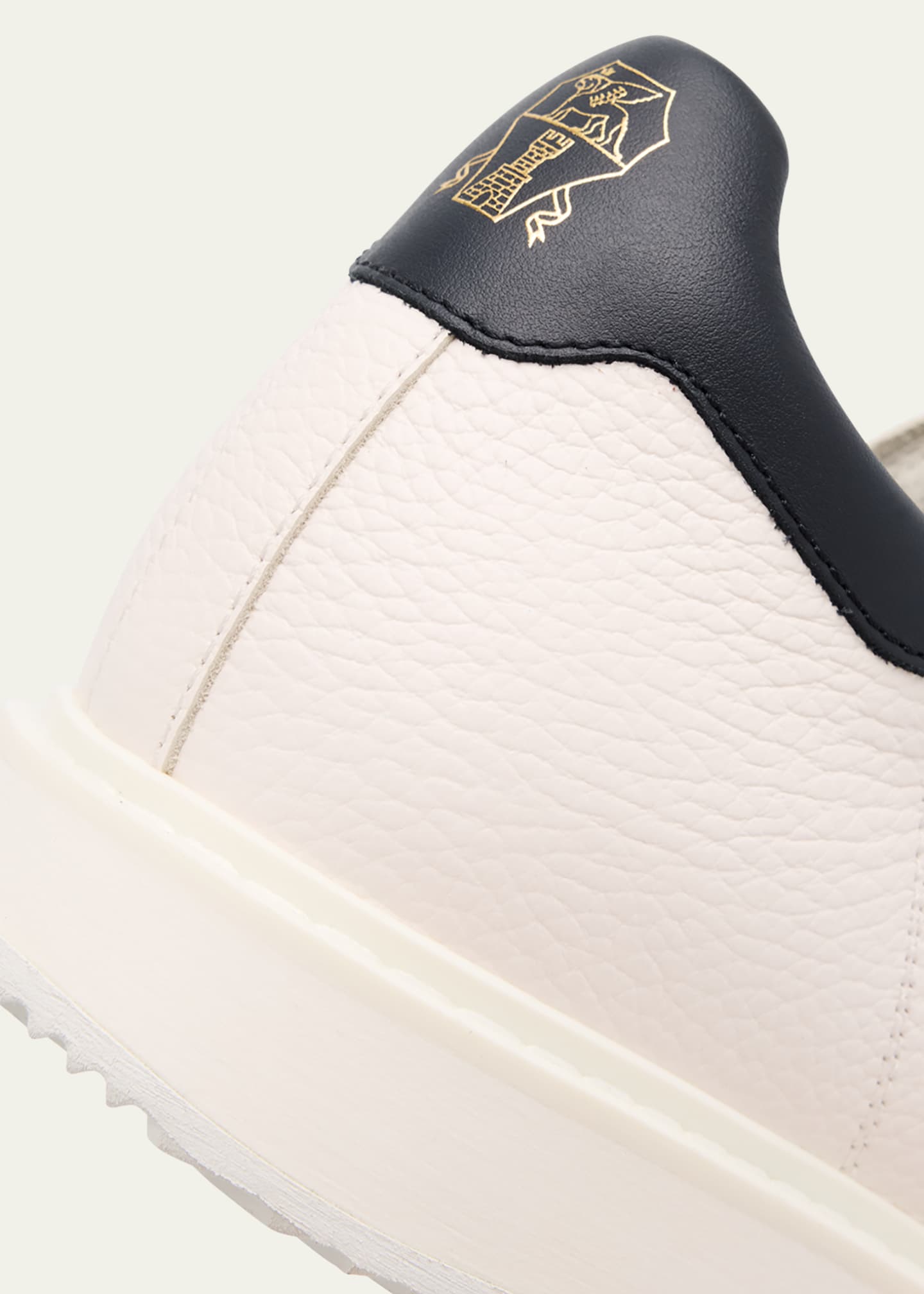 Brunello Cucinelli Men's Icaro Leather Low-Top Sneakers Image 4 of 5