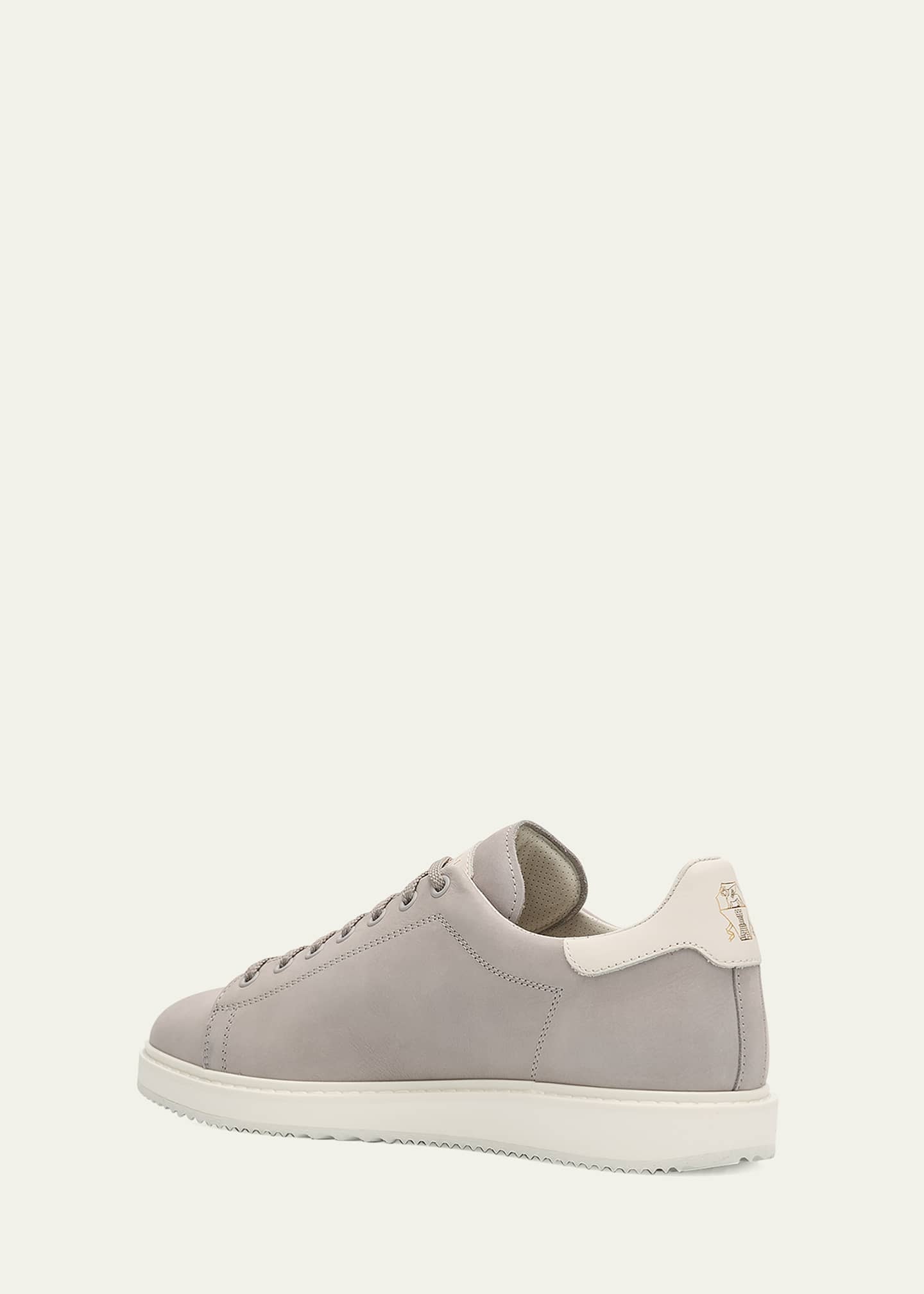 Brunello Cucinelli Men's Low-Top Leather Sneakers Image 3 of 5