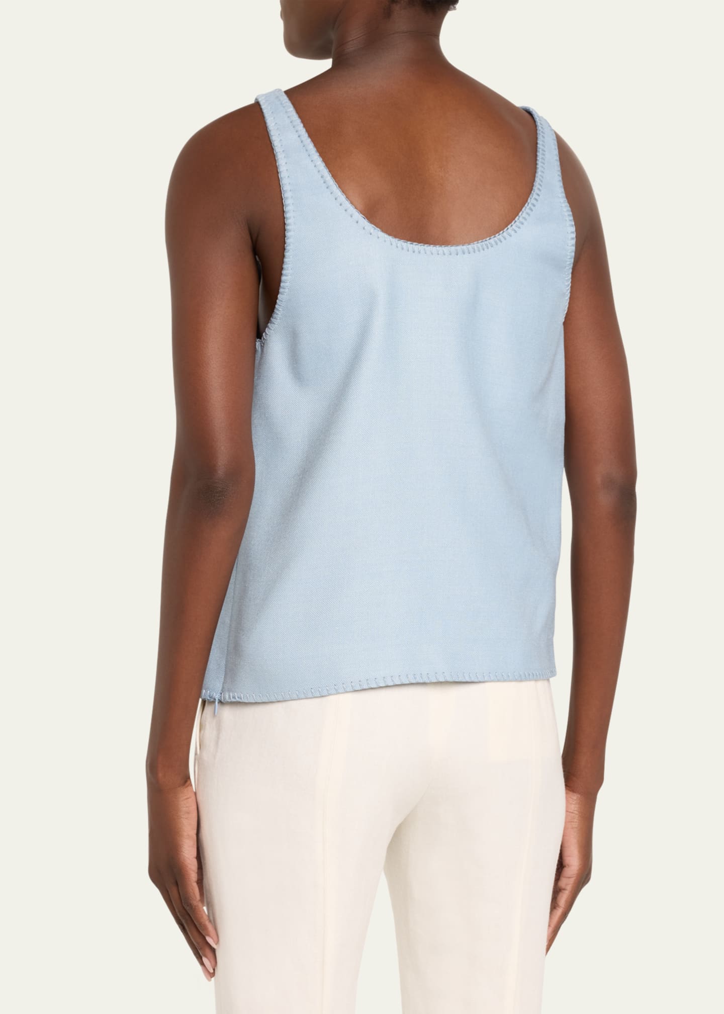 Gabriela Hearst Muriel Wool Tank Top Image 3 of 5