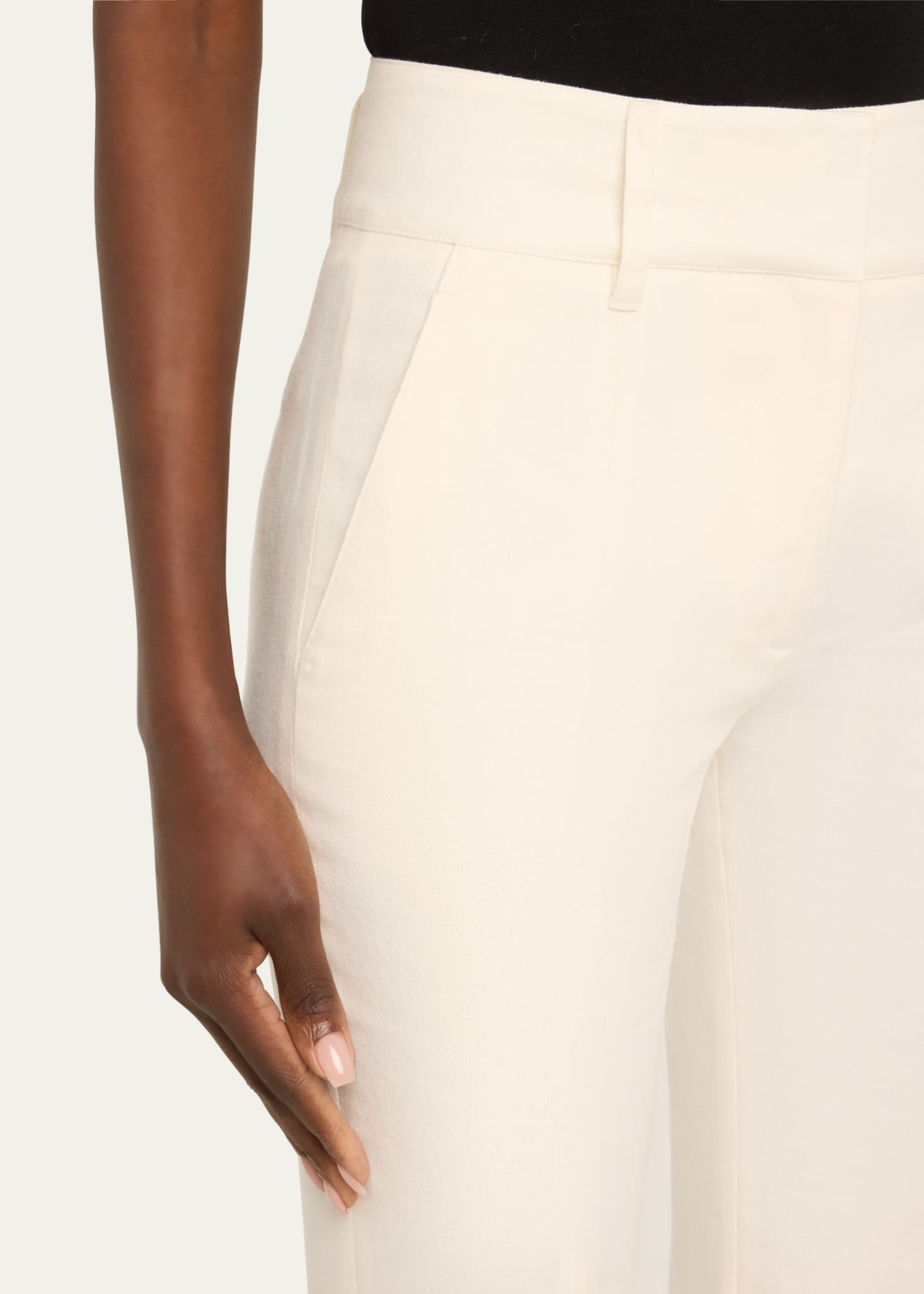 Gabriela Hearst Rhein Flared Wool Pants Image 5 of 5