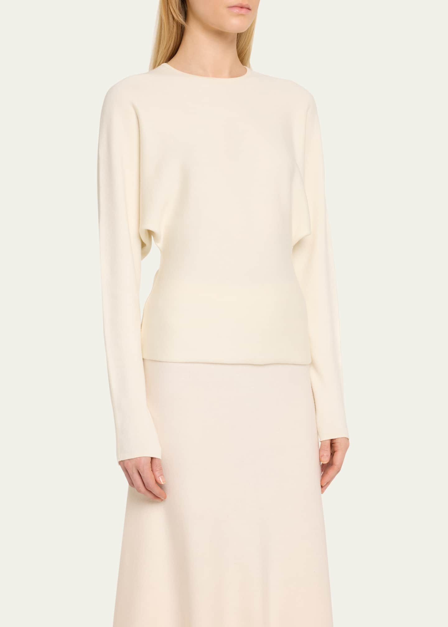 Gabriela Hearst Theodore Structured Cashmere Sweater Image 4 of 5