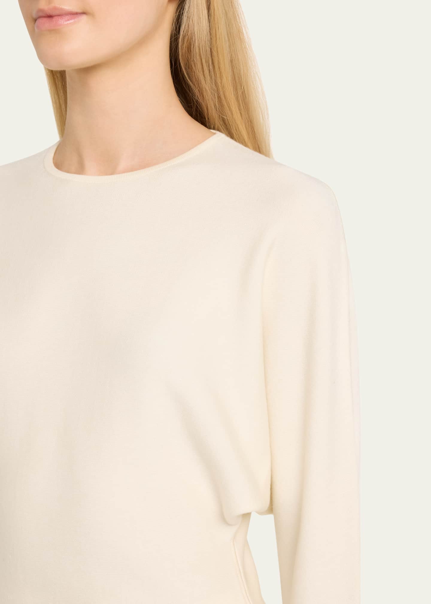 Gabriela Hearst Theodore Structured Cashmere Sweater Image 5 of 5
