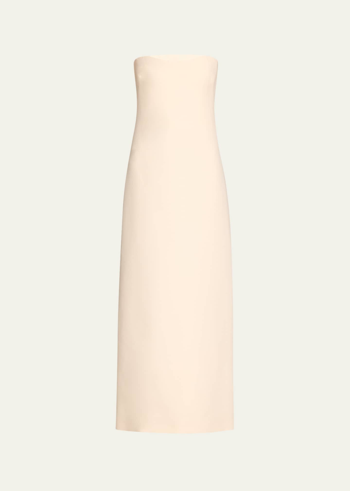 Gabriela Hearst Opus Strapless Wool Crepe Maxi Dress Image 1 of 5