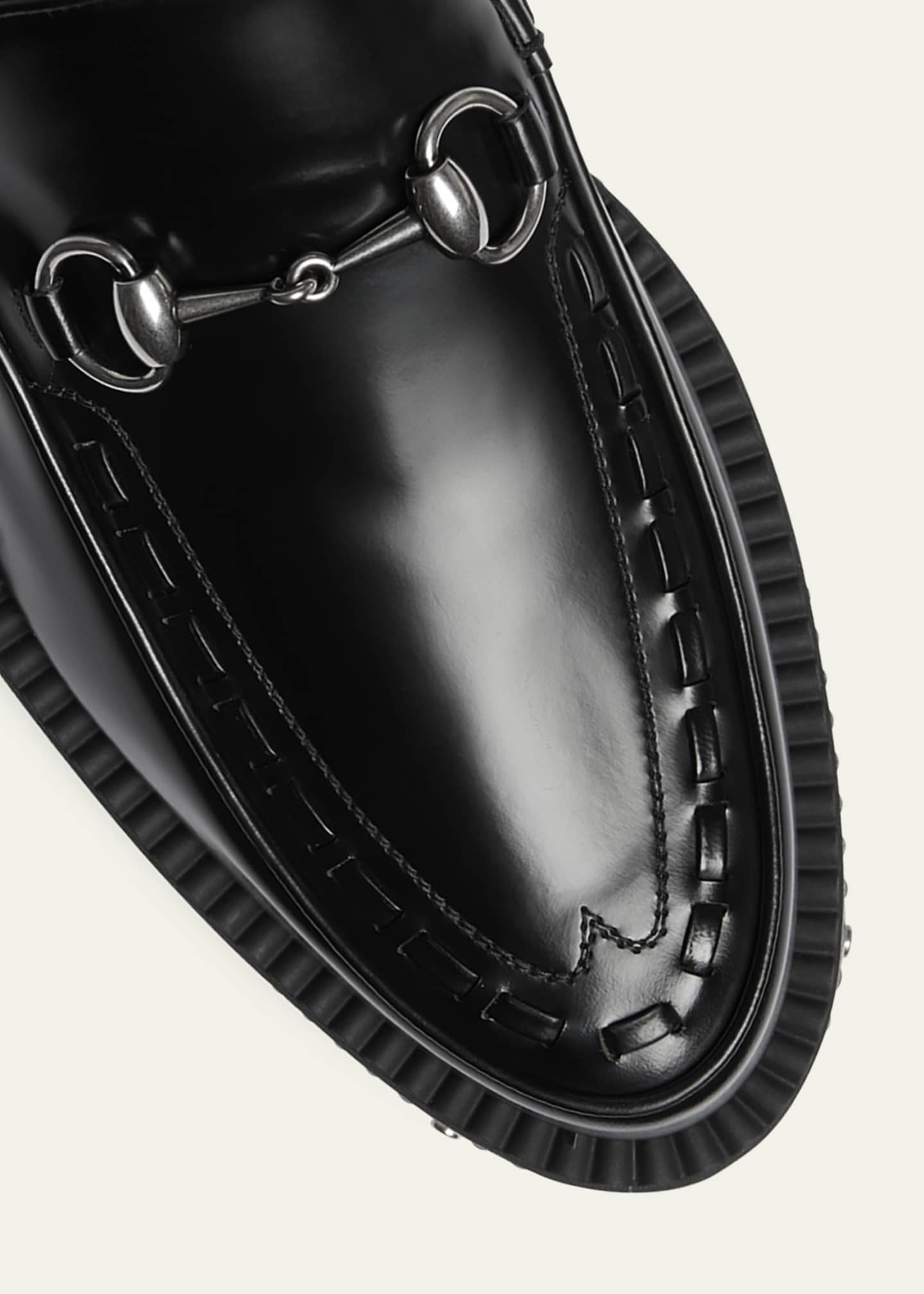 Gucci Men's Damien Creeper Bit Loafers Image 3 of 3