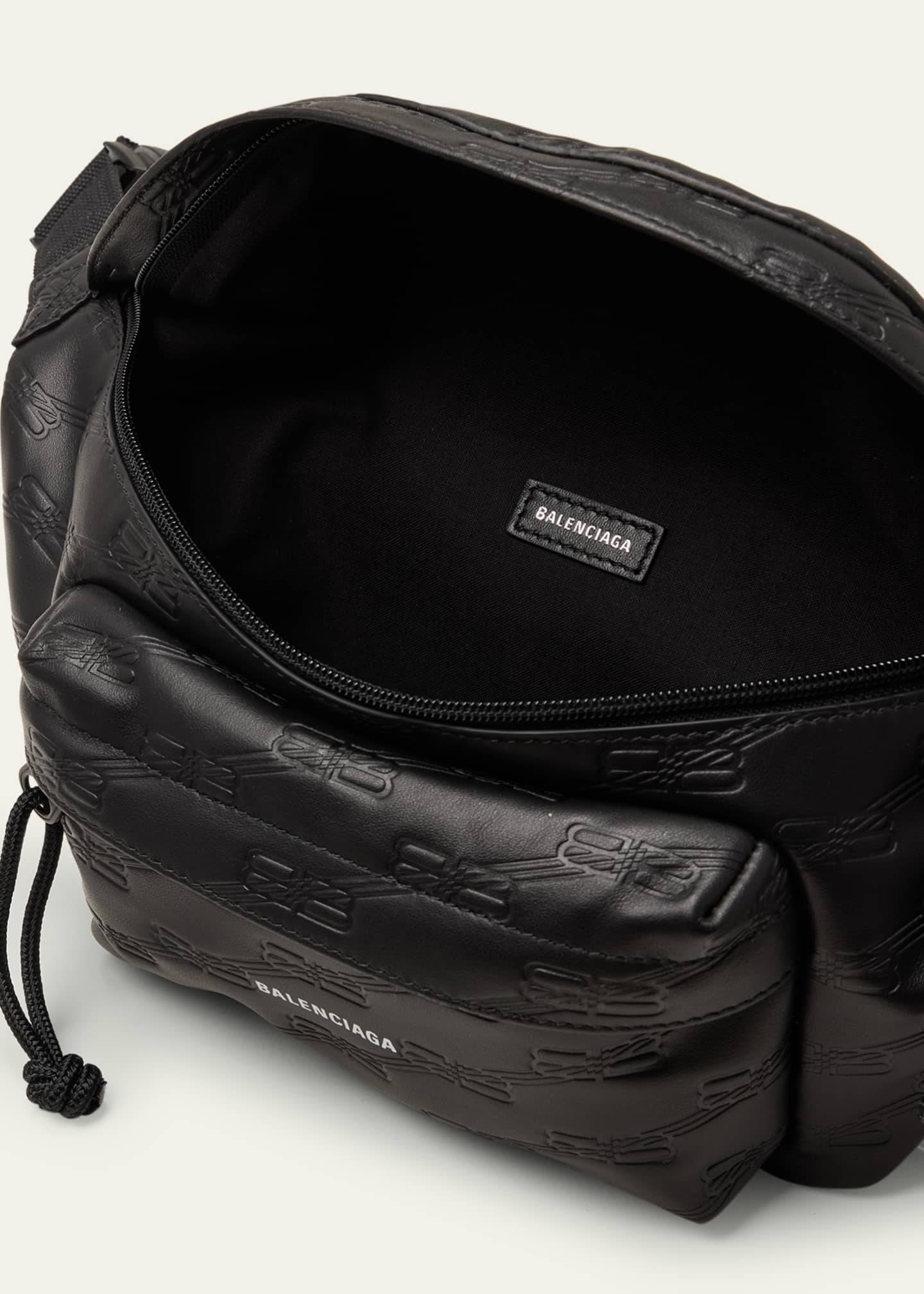 Balenciaga Men s BB Leather Belt Bag Bergdorf Goodman