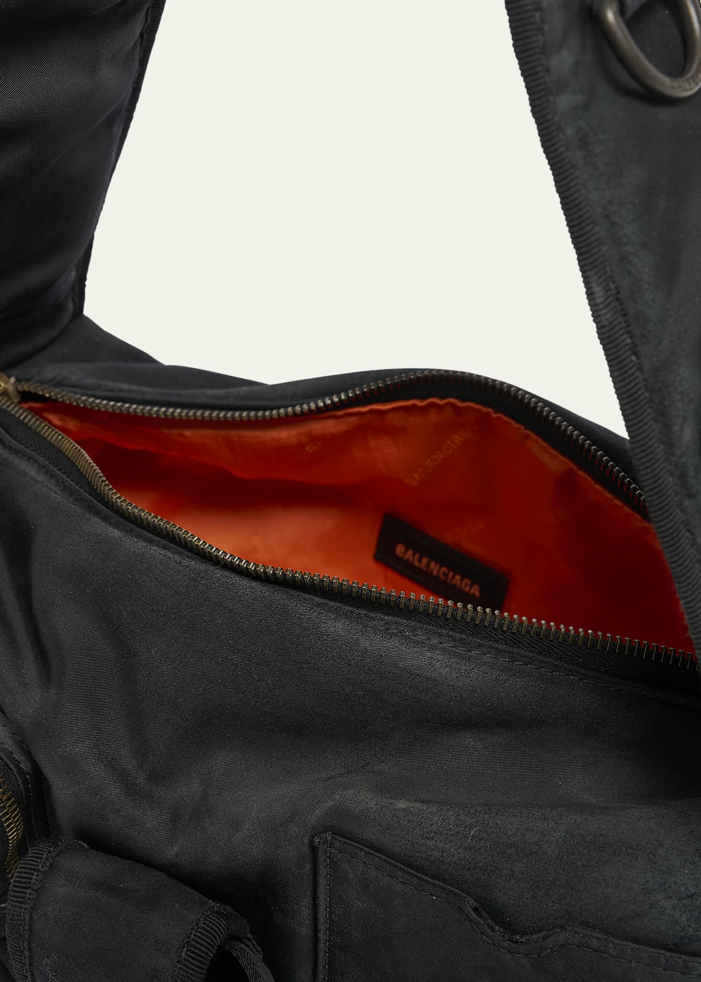 Balenciaga Men's Superbus Nylon Shoulder Sling Bag Image 4 of 5