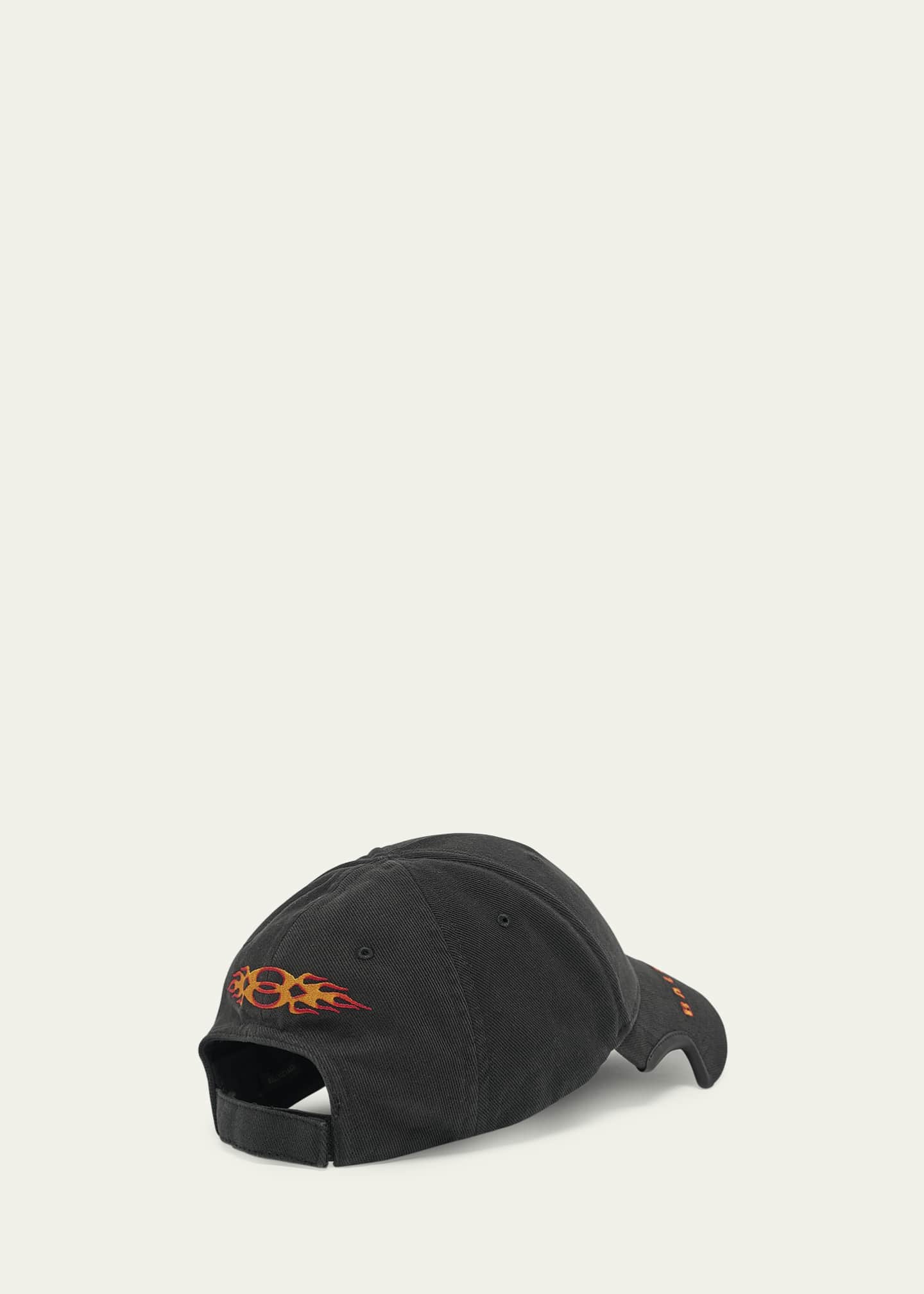 Balenciaga Men's Flame Unity Baseball Cap - Bergdorf Goodman