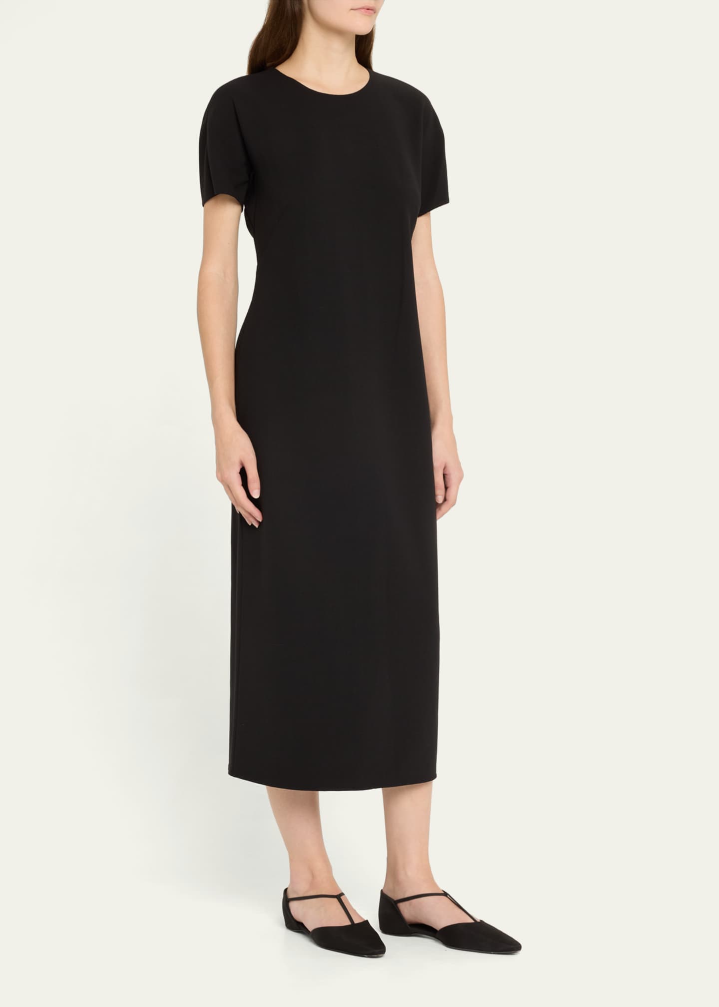 Lafayette 148 New York A-Line Wool-Blend Maxi Dress Image 4 of 5