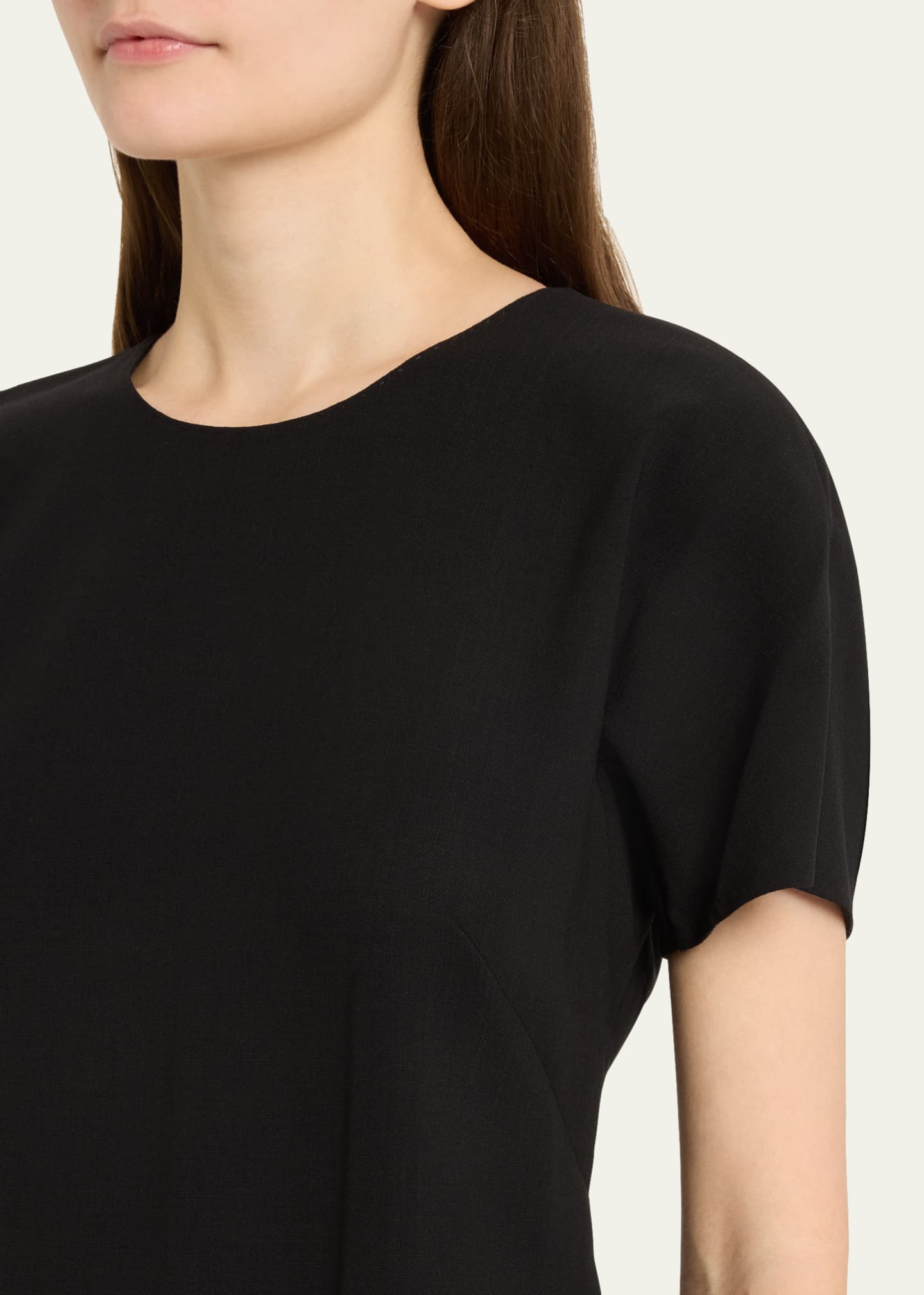 Lafayette 148 New York A-Line Wool-Blend Maxi Dress Image 5 of 5