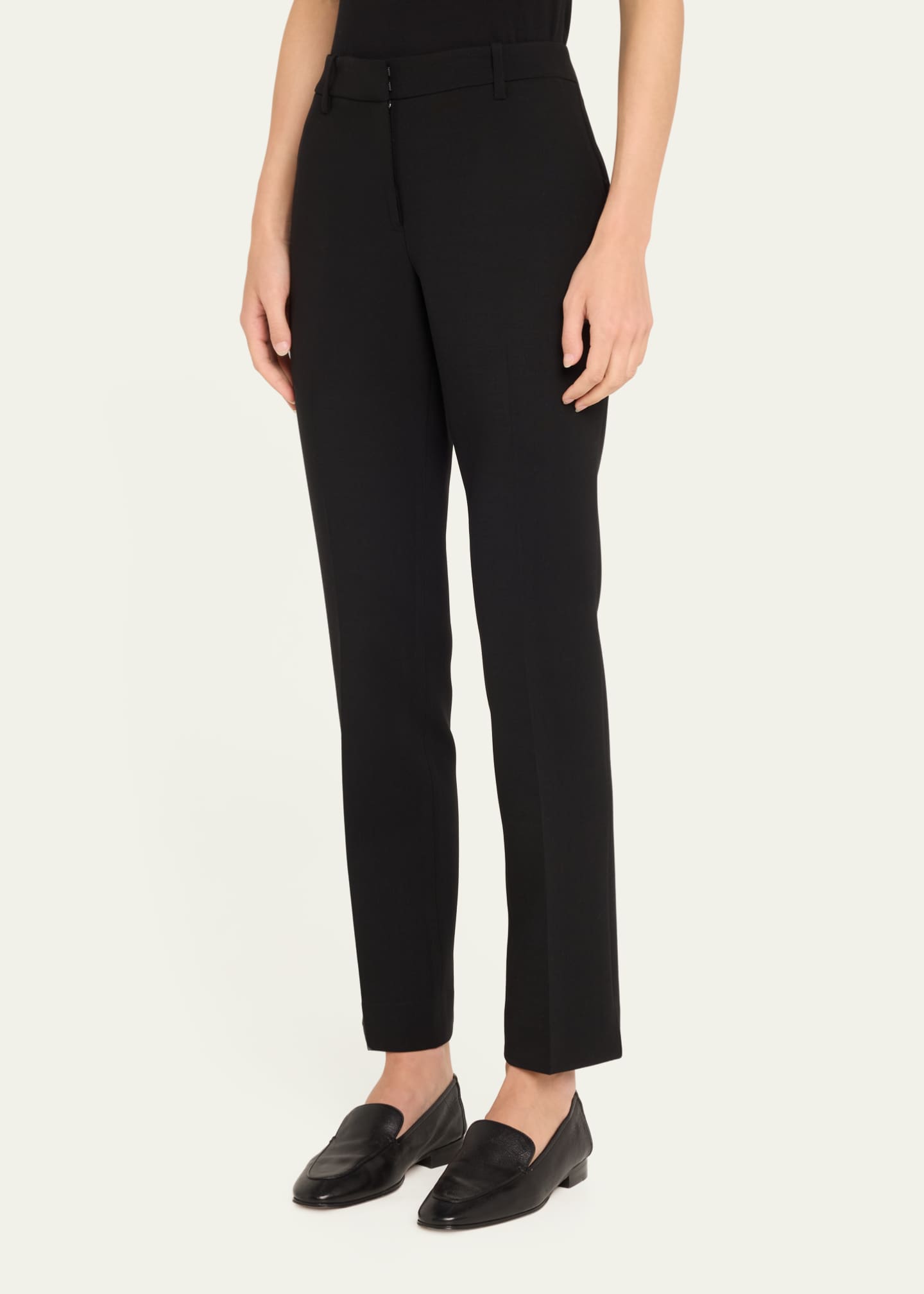 Lafayette 148 New York Manhattan Cropped Cigarette Pants Image 4 of 5