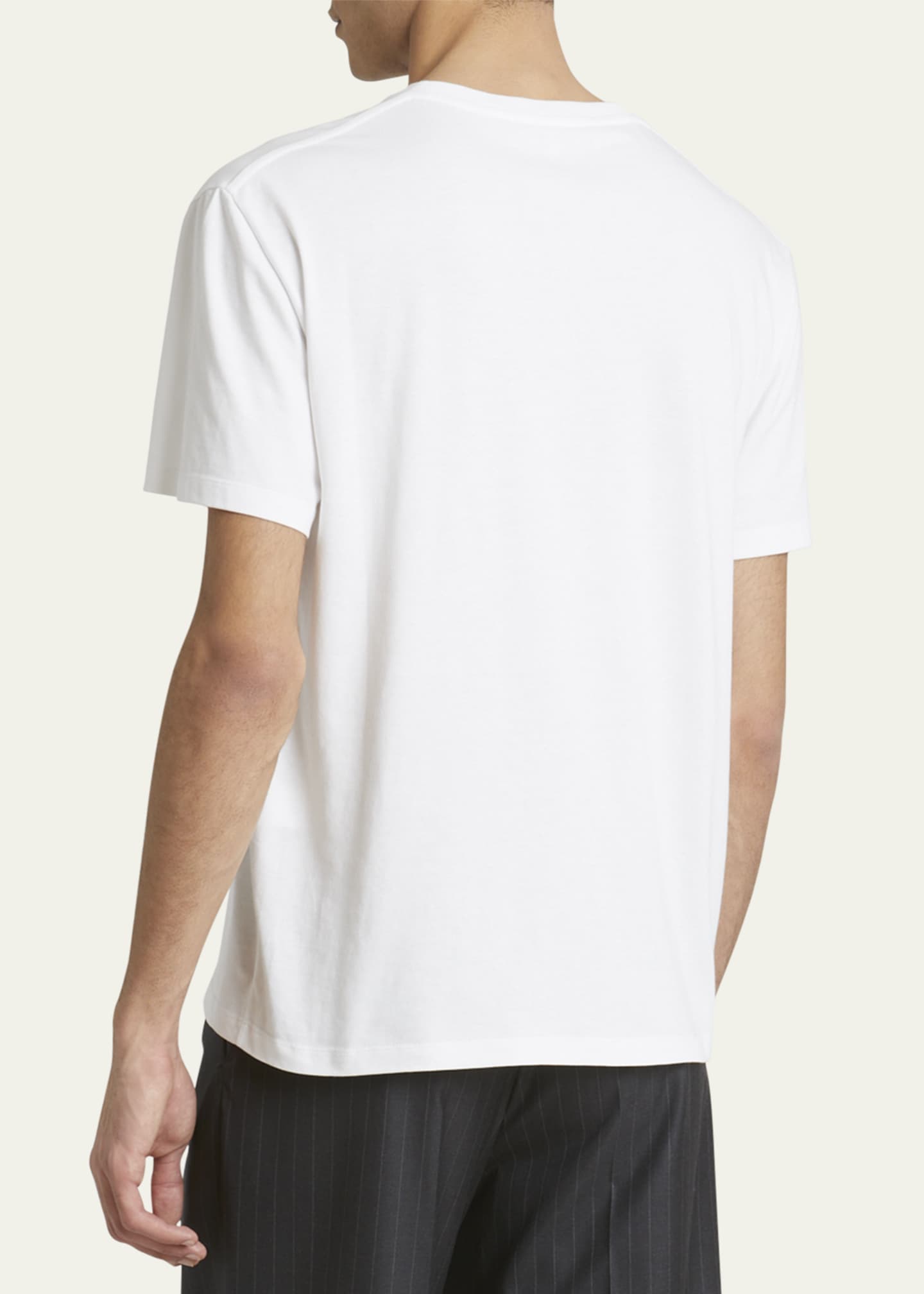 Loewe Men's Embroidered Anagram Pocket T-Shirt Image 3 of 5