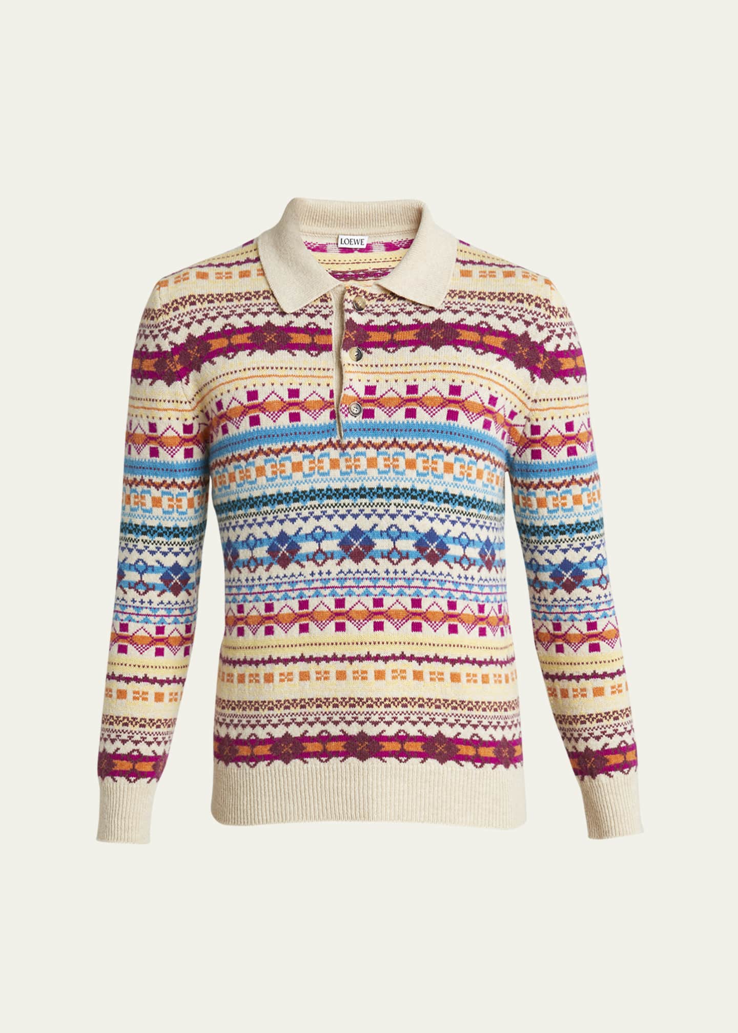 Loewe fair isle sweater hotsell