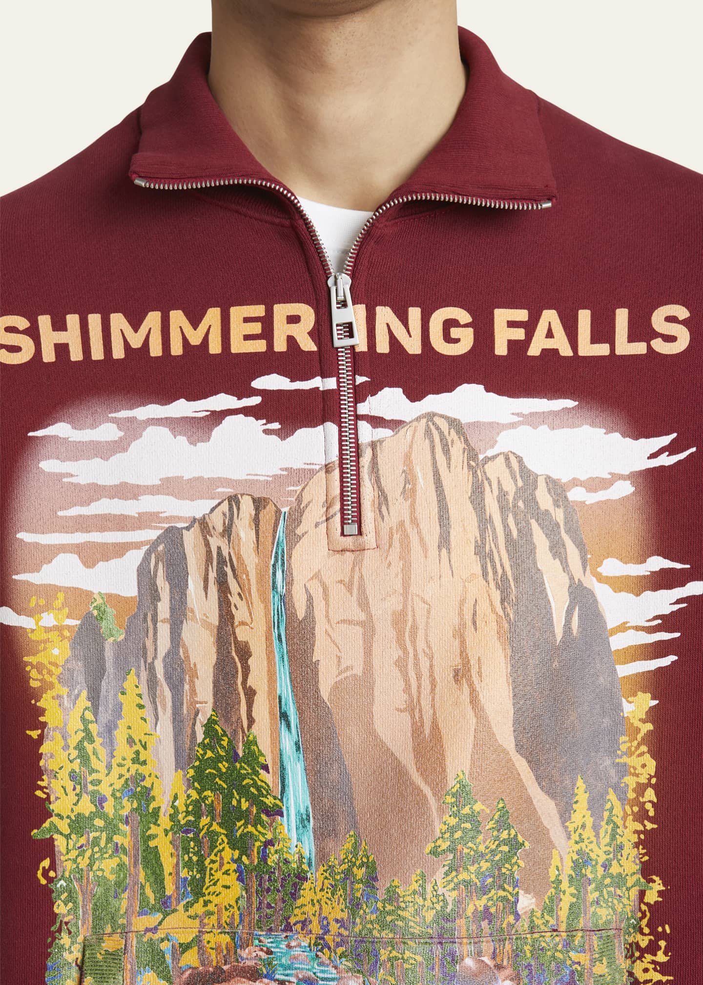 Landscape print sweatshirt online