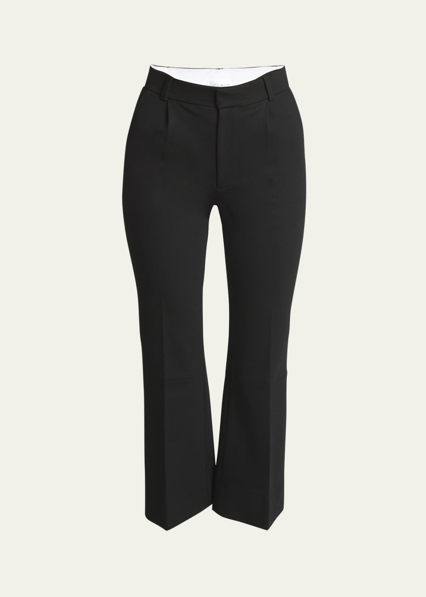 Cropped Kick Leg Trousers