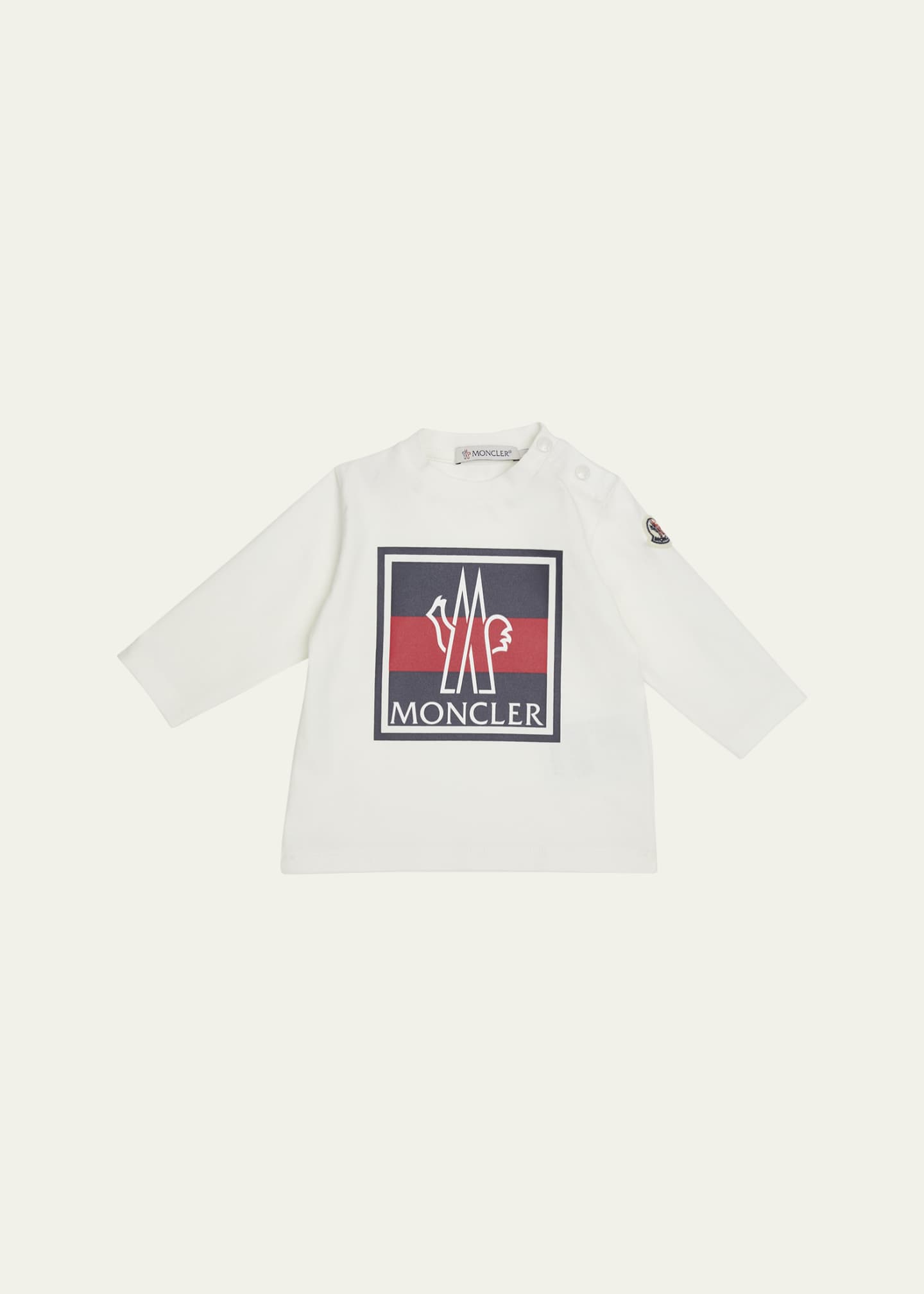 Moncler Boy s Logo Emblem Graphic T Shirt Size 3M 3 Bergdorf Goodman