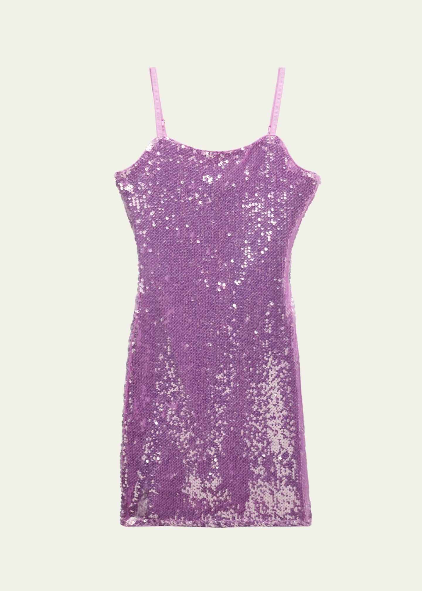 KatieJ NYC Girl's Roxanne Tween Sequin Party Dress, Size S