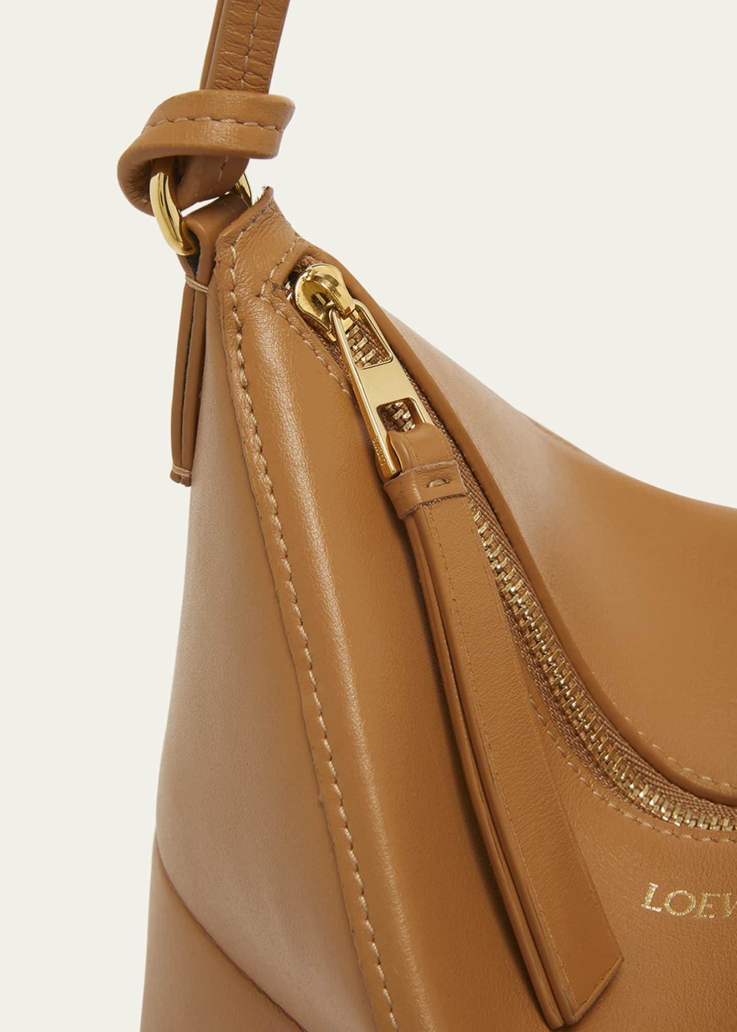 Loewe Puzzle Fold Leather Pouch Shoulder Bag - Bergdorf Goodman