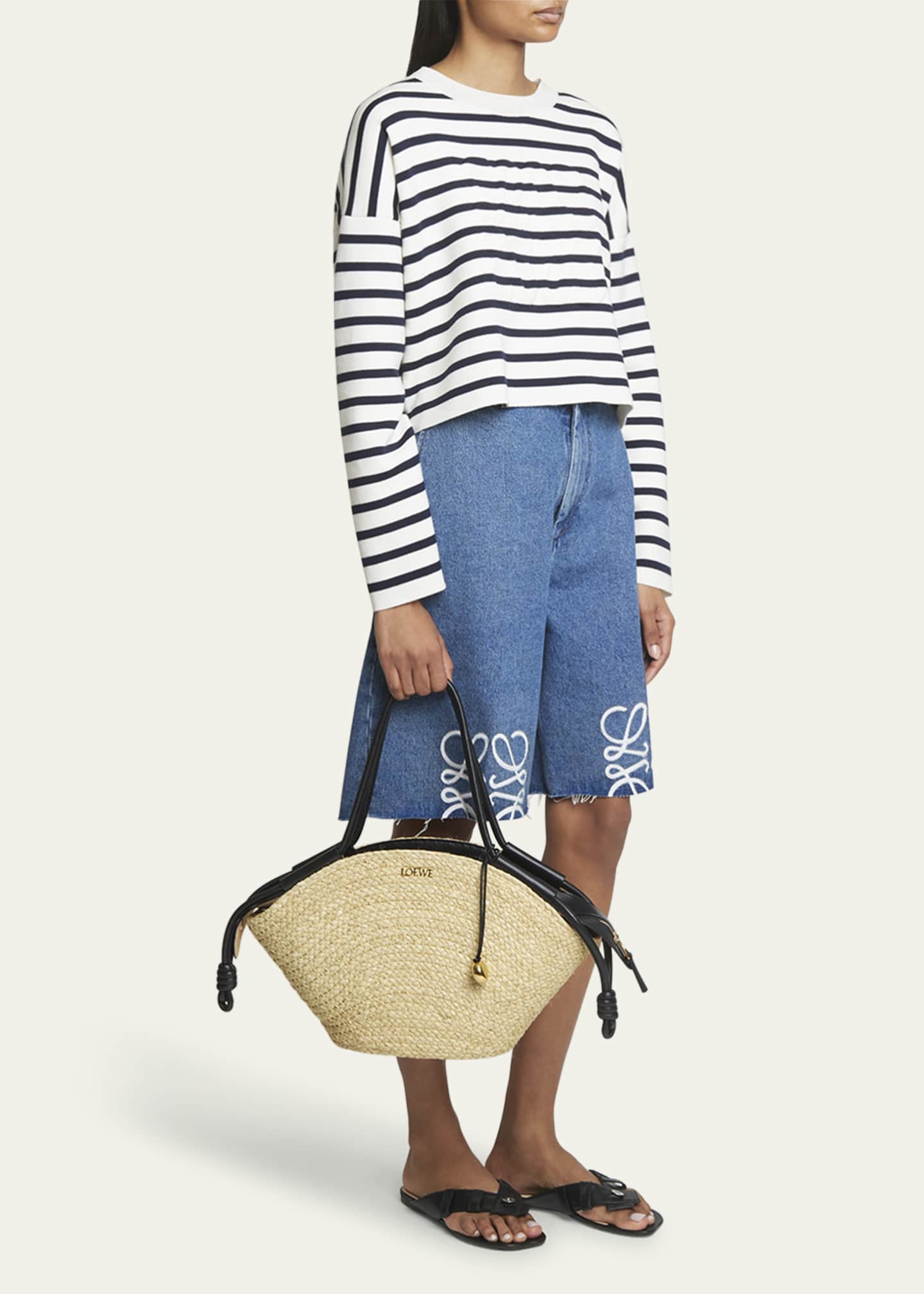 Loewe Paseo Small Basket Tote Bag Image 5 of 5