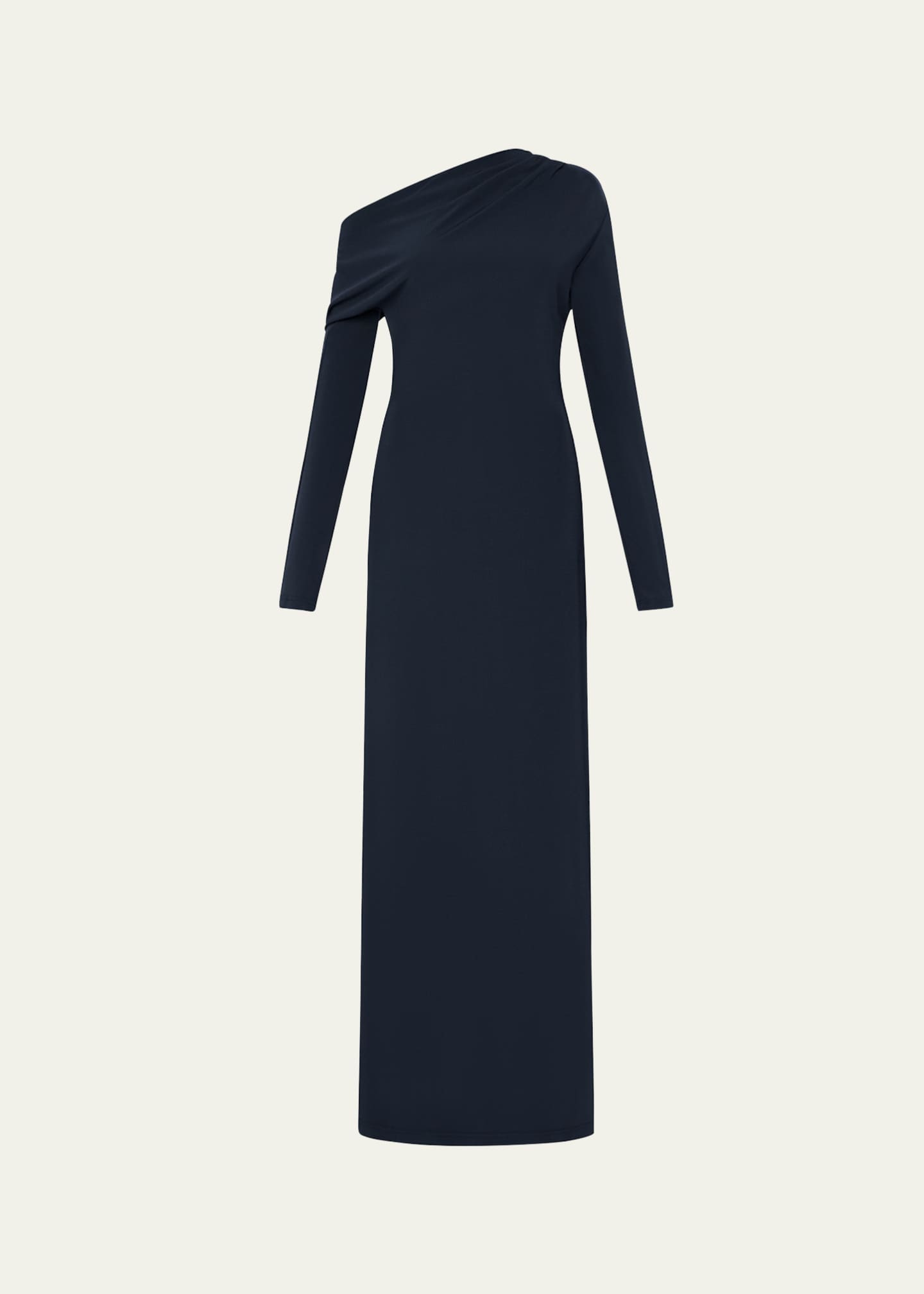ESSE Studios Fila One Shoulder Cutout Maxi Dress