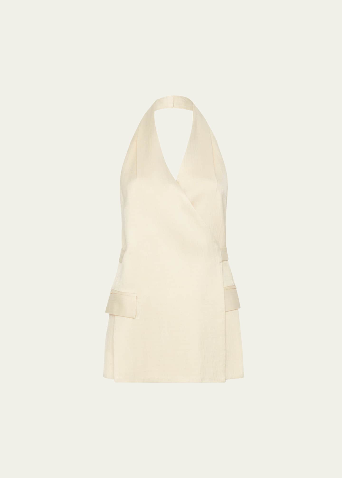ESSE Studios Halter Wrap Vest - Bergdorf Goodman ESSE Studios Halter Wrap Vest - Bergdorf Goodman