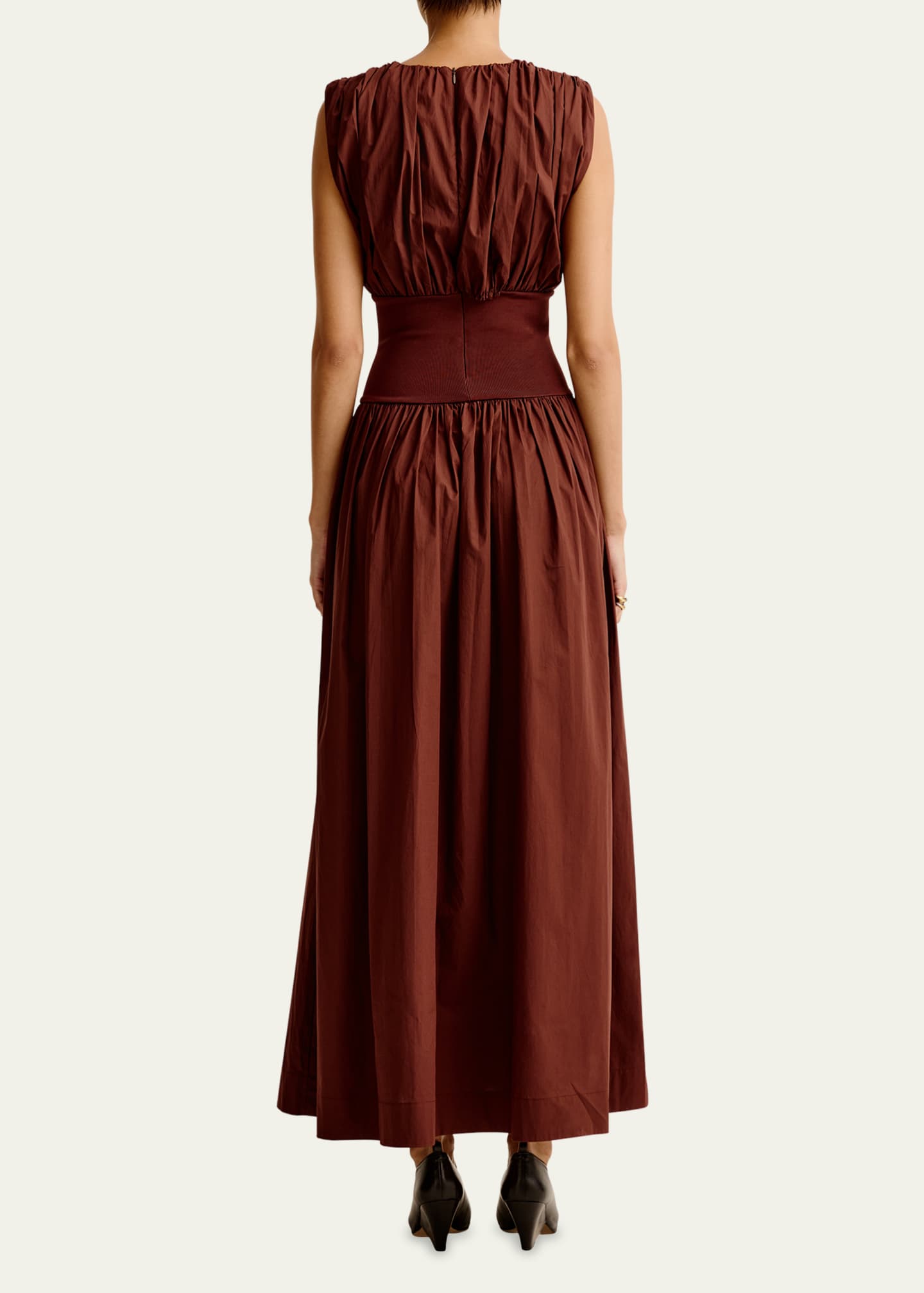 ESSE Studios Sleeveless Gathered Maxi Dress Image 3 of 5