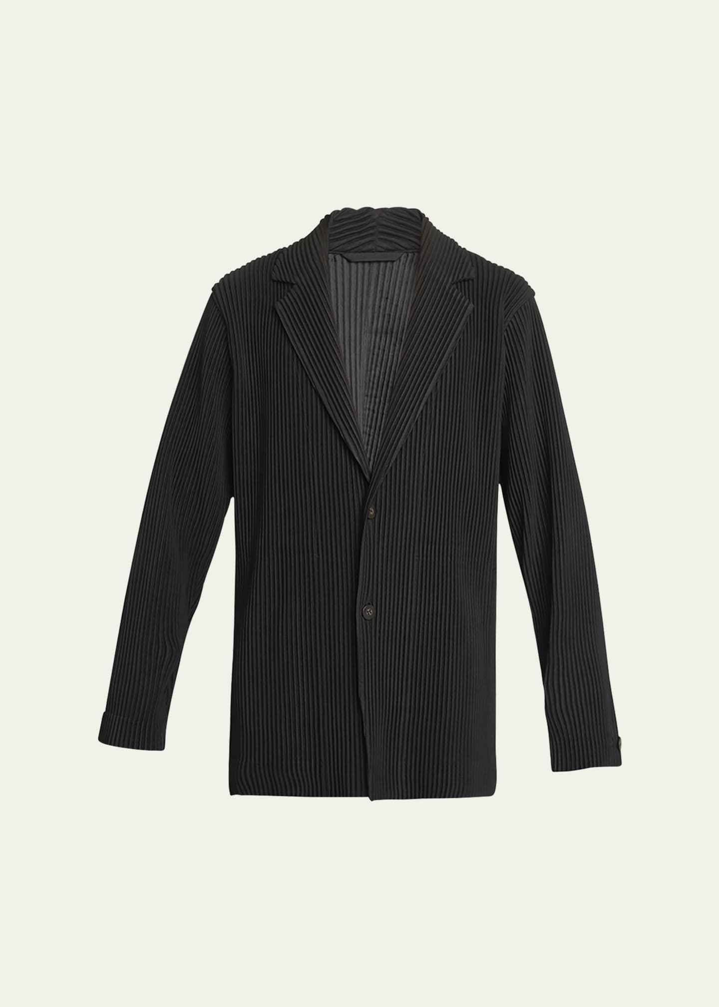Homme Plisse Issey Miyake Men's Pleated Sport Jacket Image 1 of 5