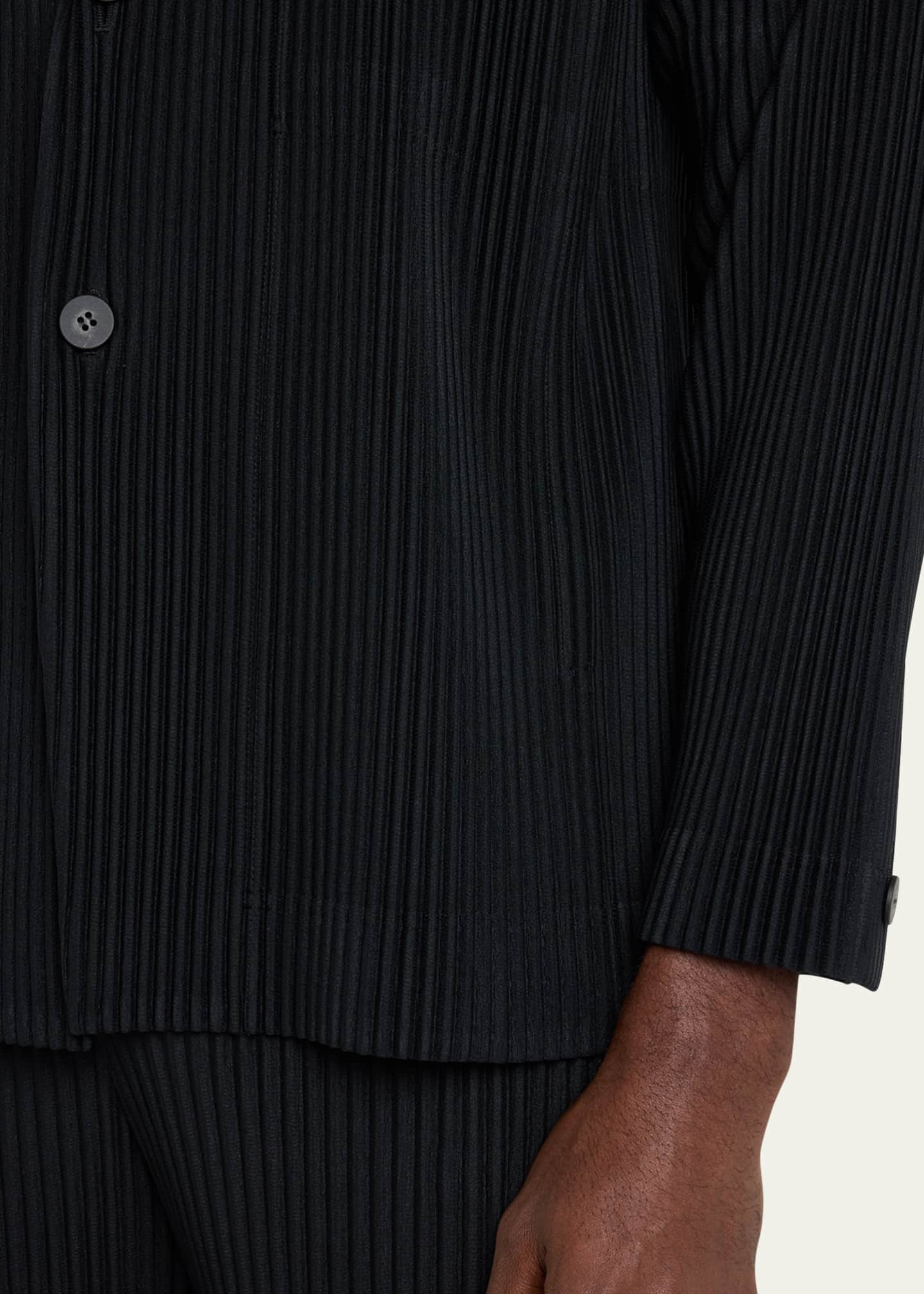 Homme Plisse Issey Miyake Men's Pleated Sport Jacket Image 5 of 5