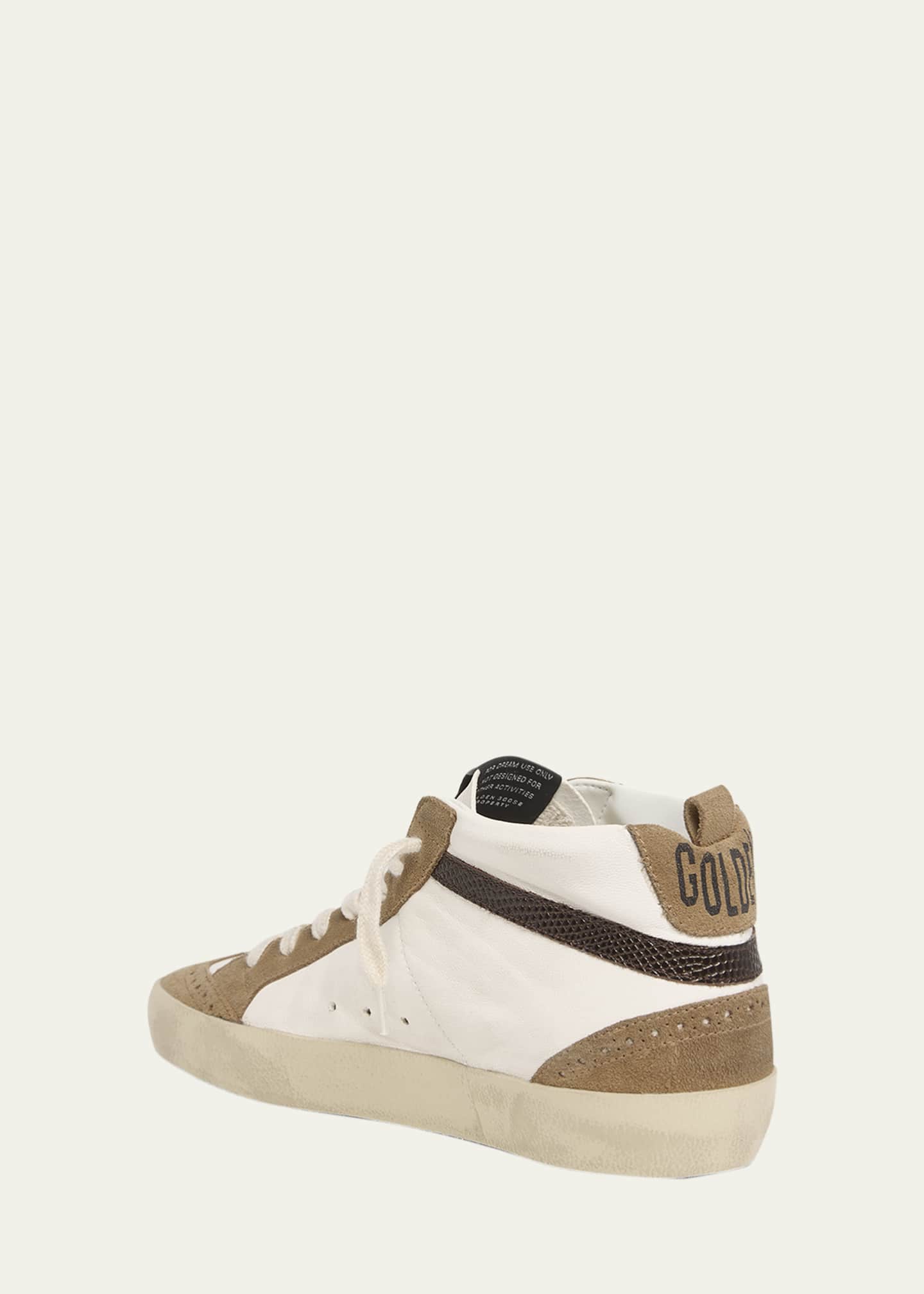 Golden Goose Mid Star Wing-Tip Suede Mid-Top Sneakers Image 4 of 5