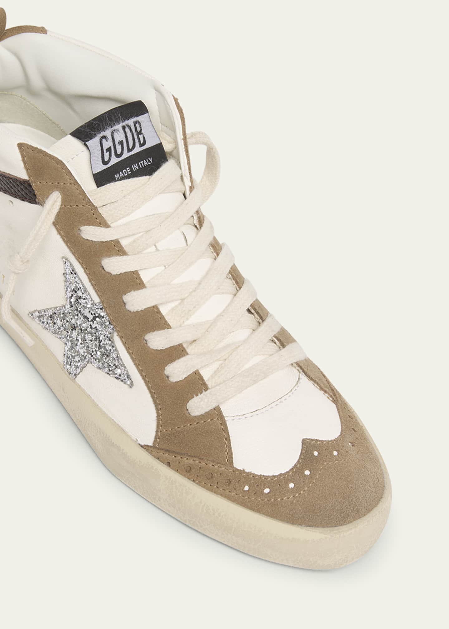 Golden Goose Mid Star Wing-Tip Suede Mid-Top Sneakers Image 5 of 5
