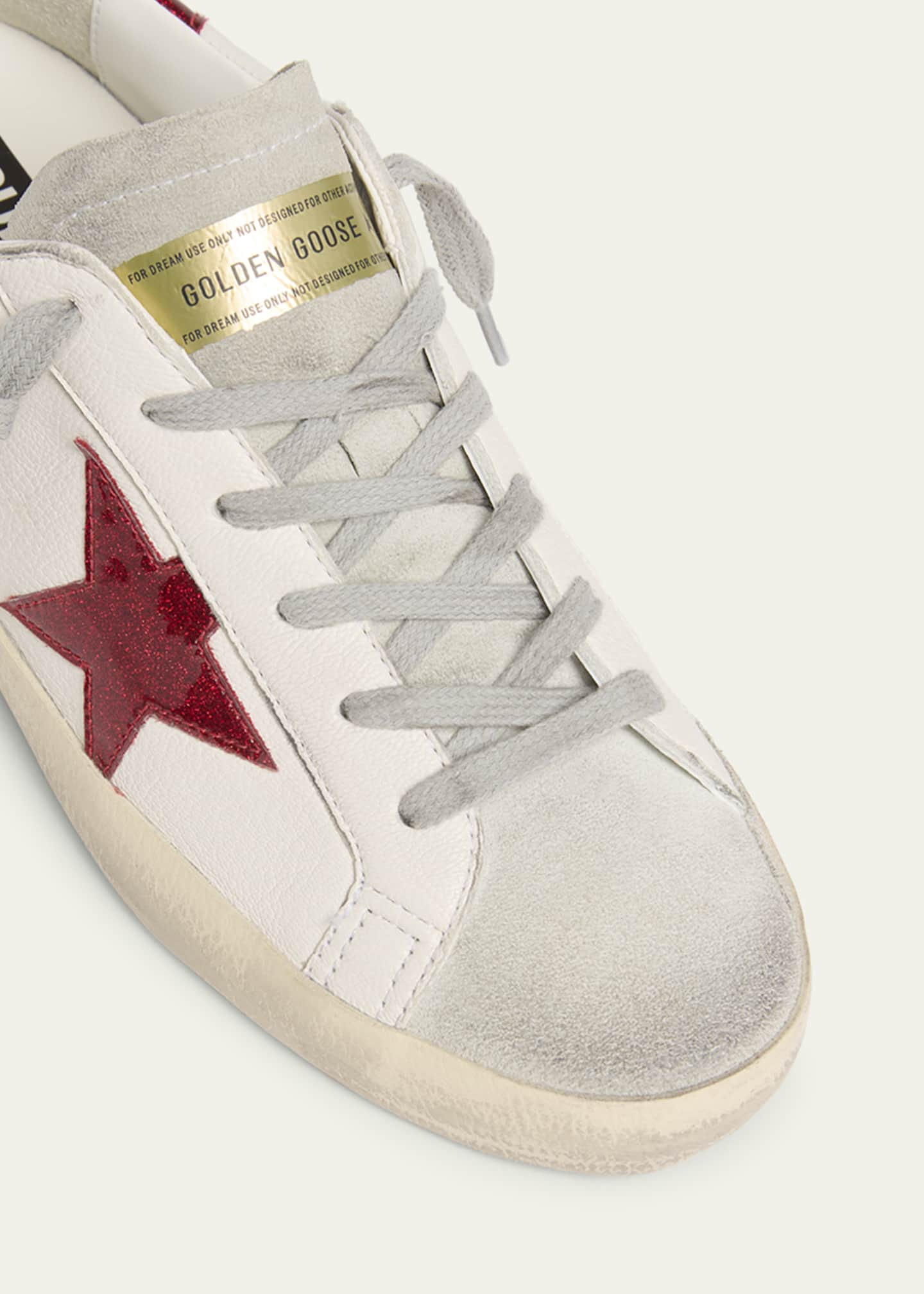 Golden Goose Super Star Glitter Suede Low-Top Sneakers Image 5 of 5