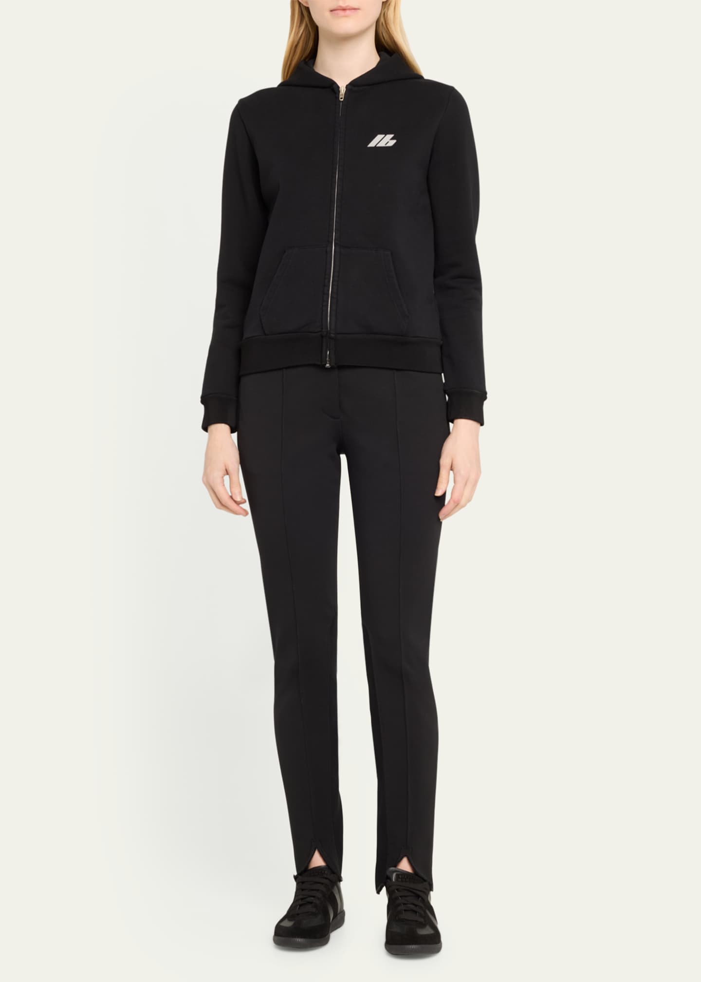 Small Logo Zip-Up Hooded Jacket - Thumbnail 2