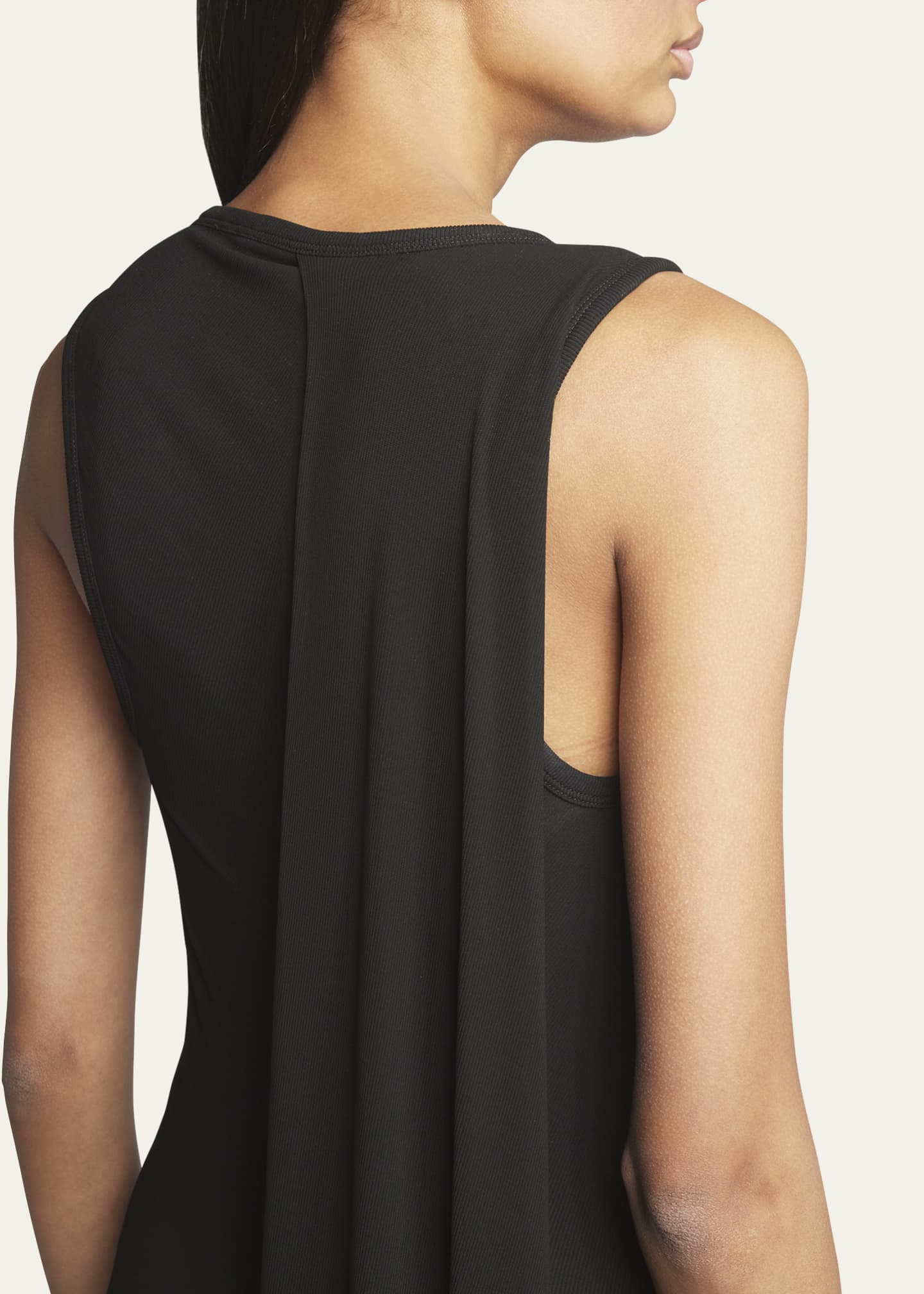 ワンピース Balenciaga Ribbed jersey sleeveless dress Balenciaga Ribbed Jersey Sleeveless Dress