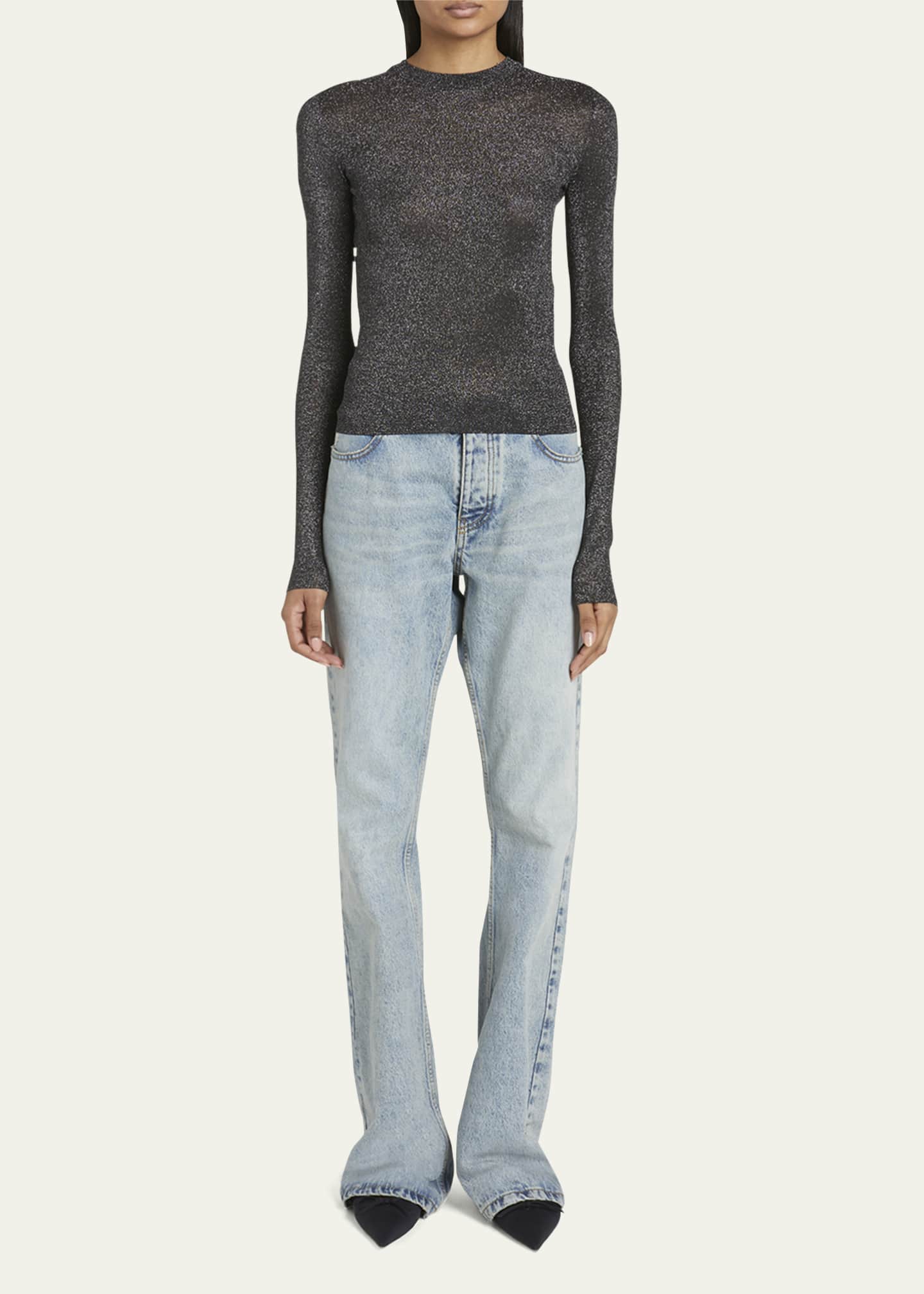 Metallic Open-Back Top - Thumbnail 2