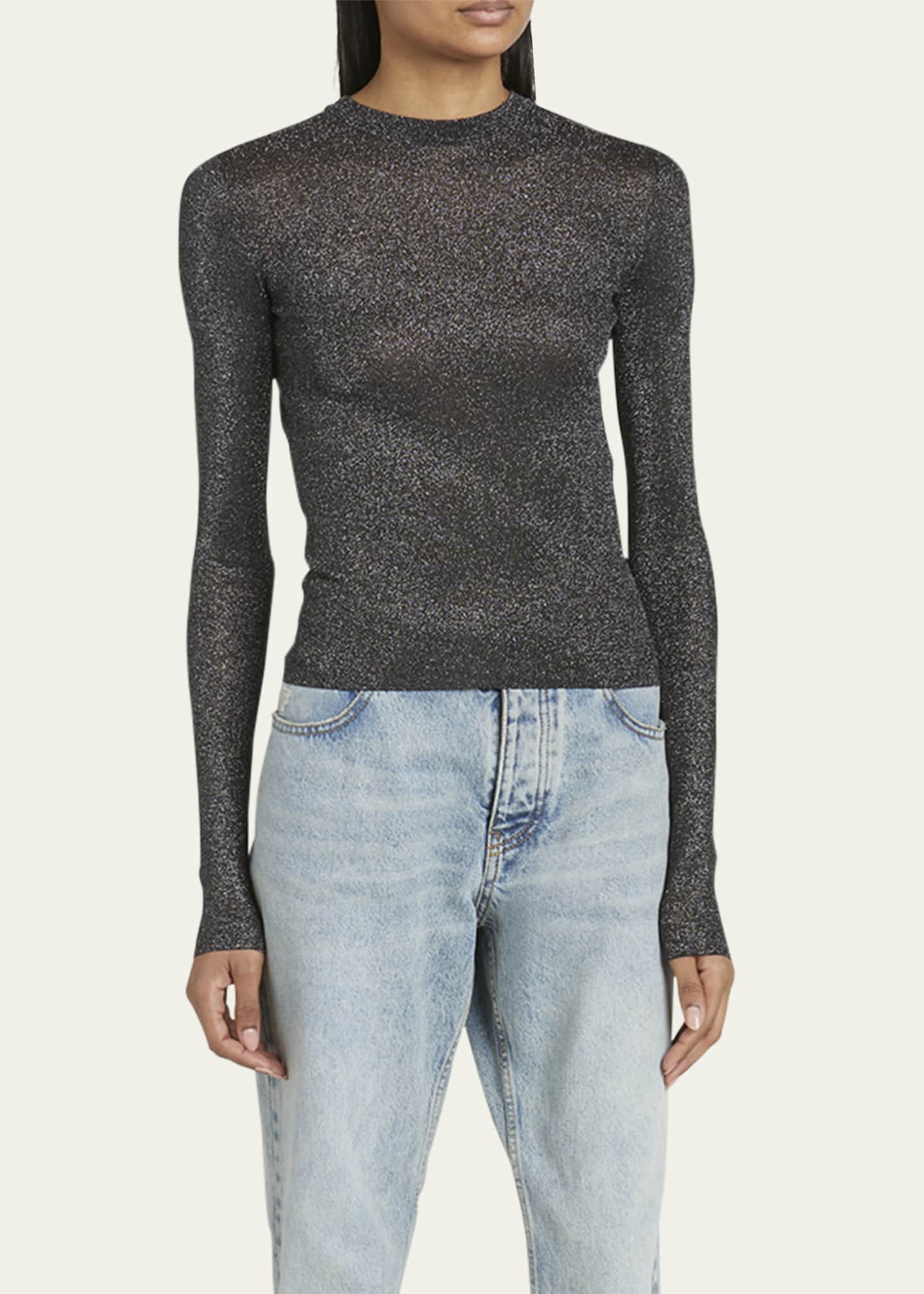Metallic Open-Back Top - Thumbnail 4