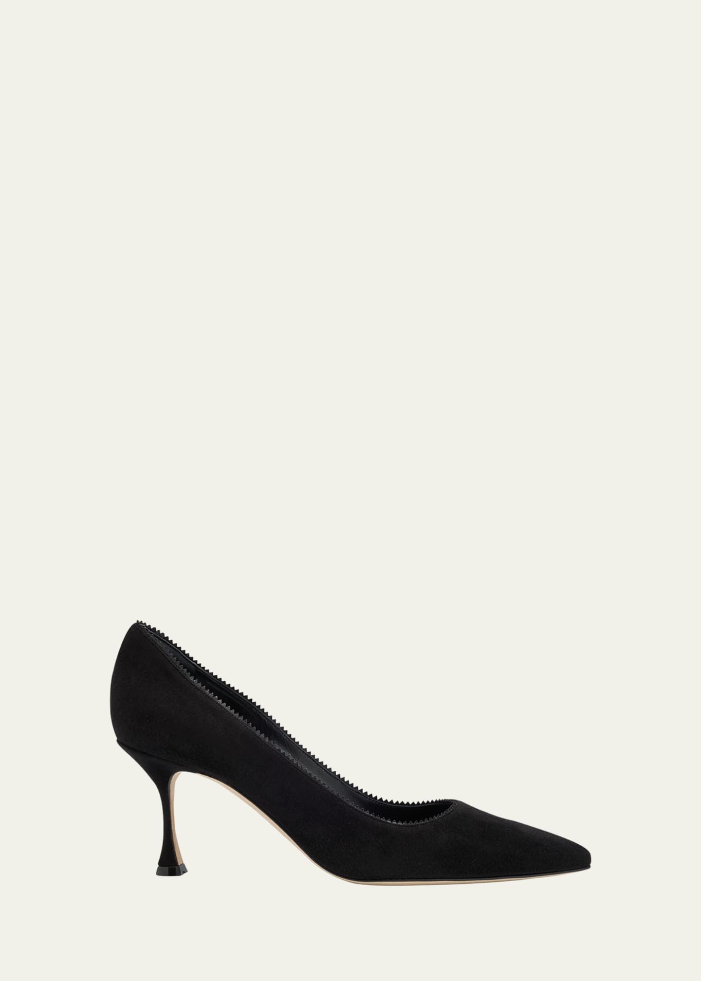 Manolo Blahnik Gala Suede Stiletto Pumps Image 1 of 5