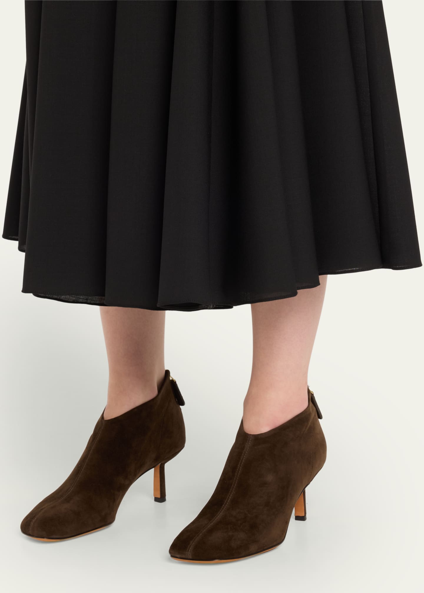 3.1 Phillip Lim ID Glove Suede Ankle Booties Image 2 of 5