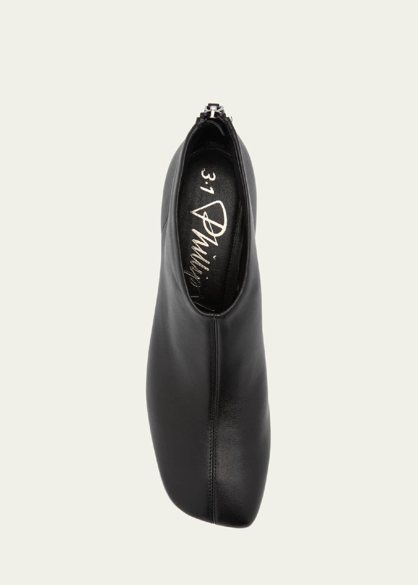3.1 Phillip Lim ID Glove Leather Low Ankle Booties Image 6 of 6