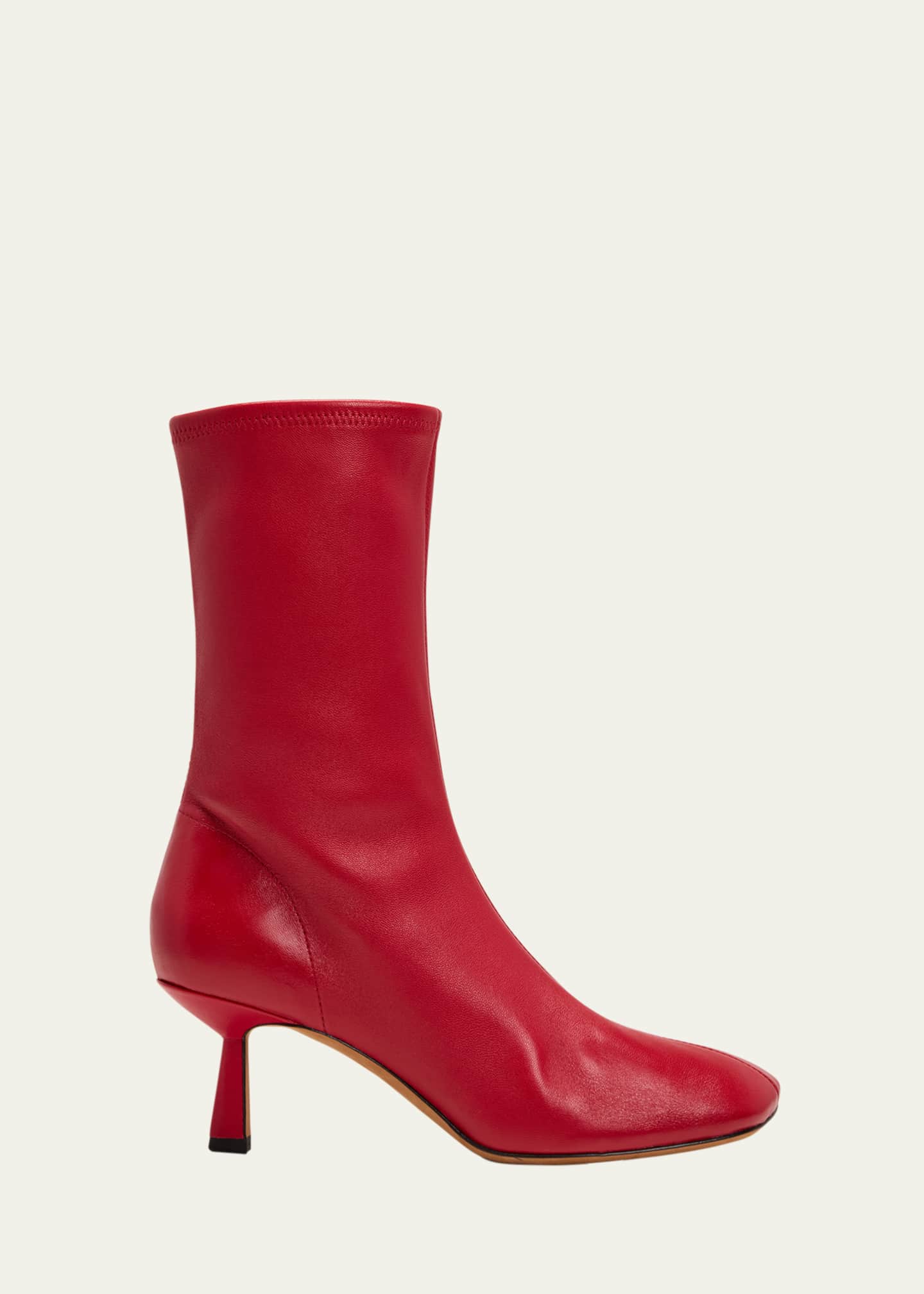 3.1 Phillip Lim ID Glove Leather Ankle Boots