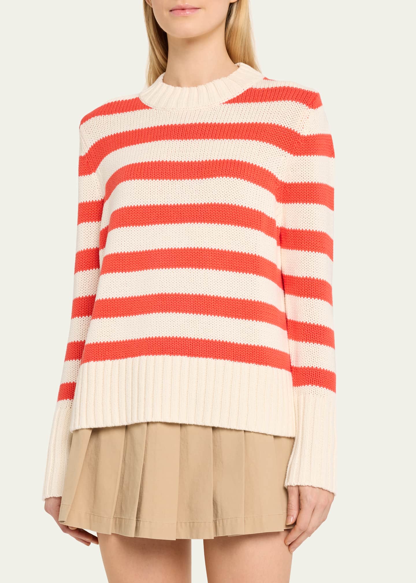 Kule The Tatum Cotton Stripe Sweater Image 4 of 5