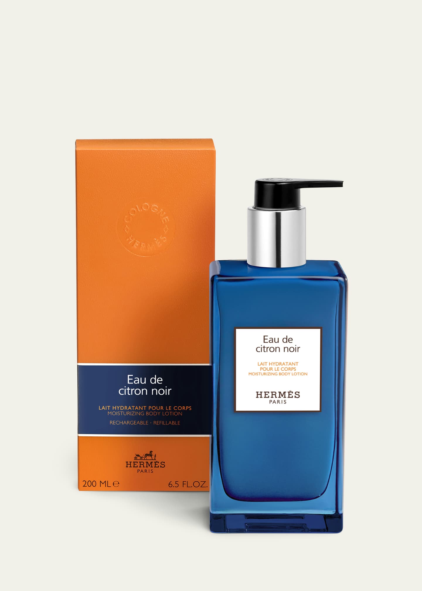 Hermes Eau de Citron Noir Moisturizing Body Lotion, 6.5 oz. Image 2 of 2