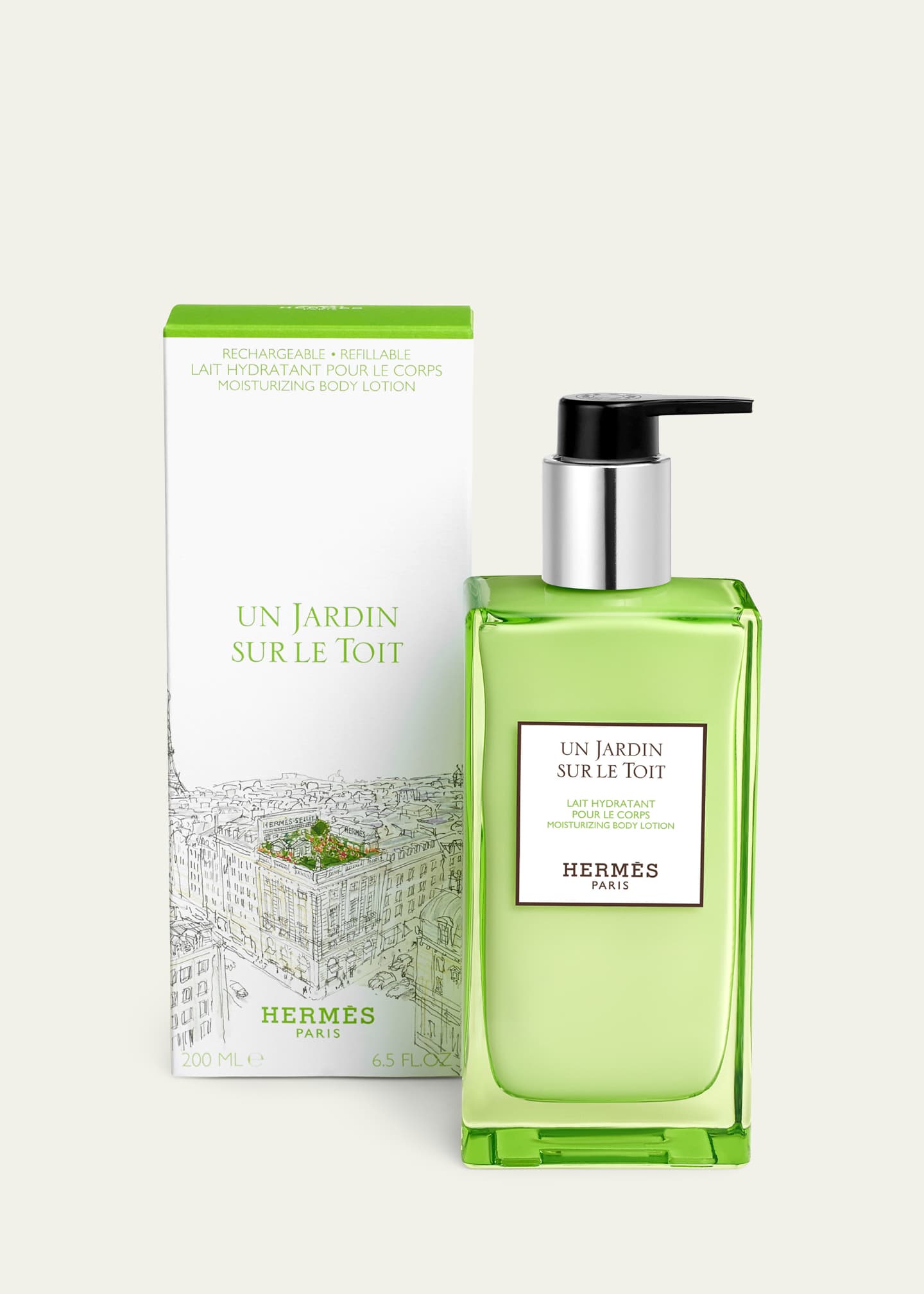 Hermes Un Jardin sur le Toit Moisturizing Body Lotion, 6.5 oz. Image 2 of 2