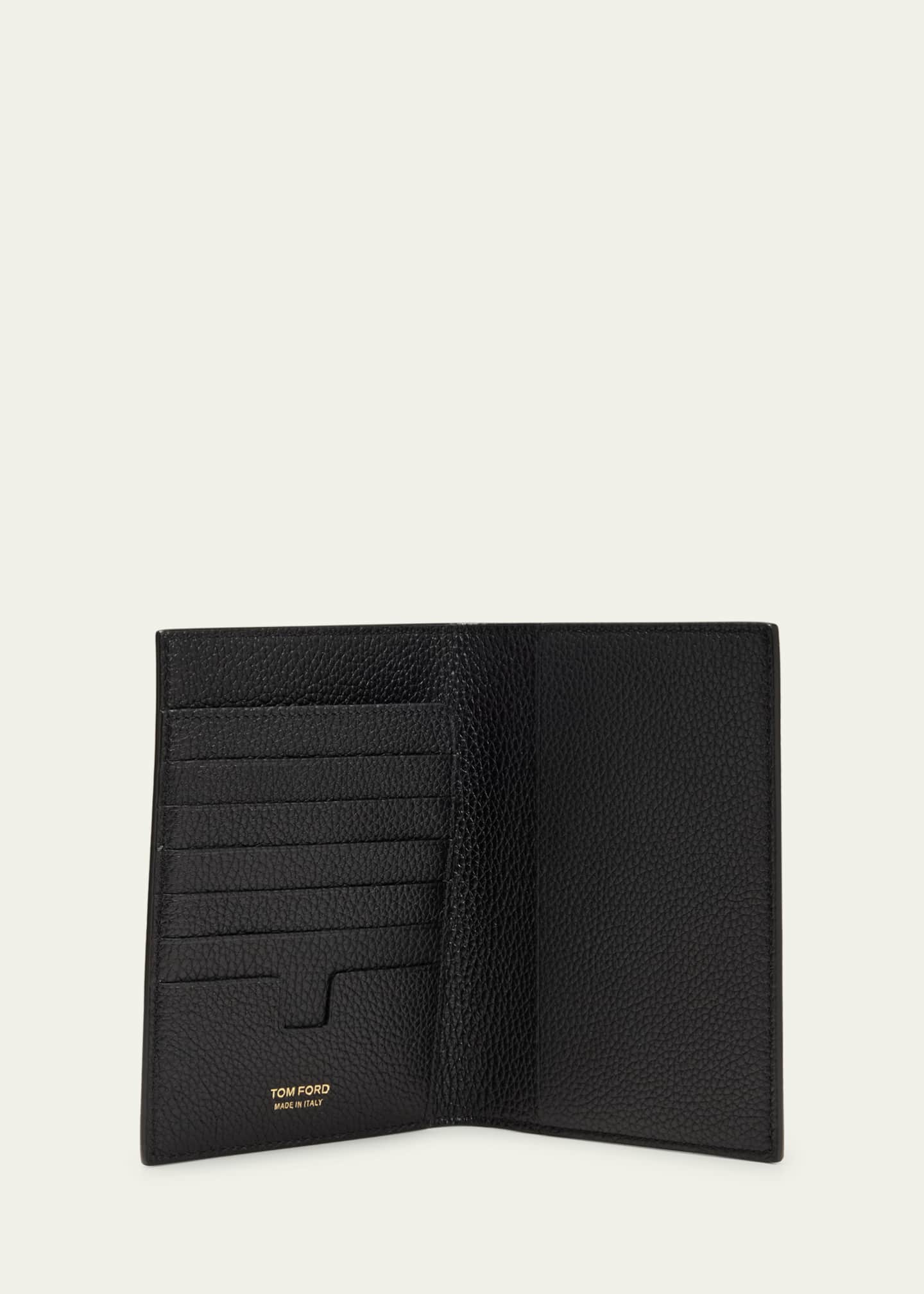 【関税＆送料込み】Tom Ford Logo Passport Holder TOM FORD Passport Holder in Ink | FWRD