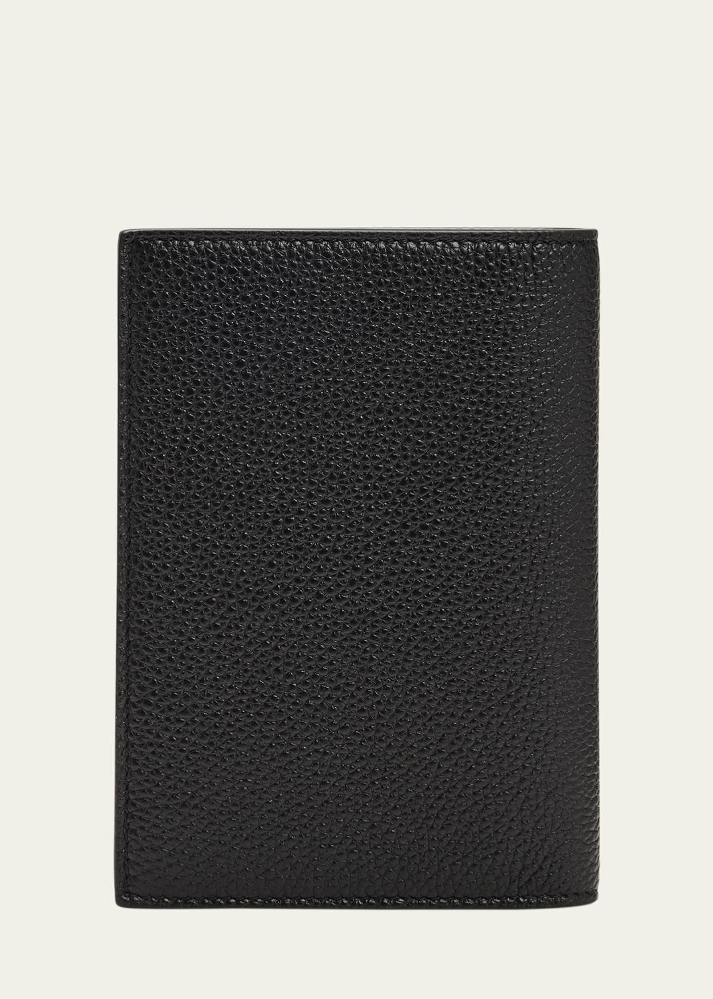 Soft Grain Leather T Line Passport Holder